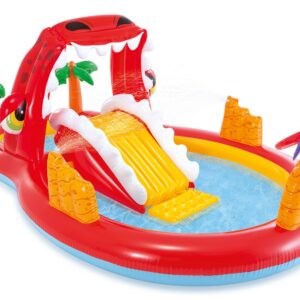 Täispuhutav mänguväljak dinosaurustega liumäega 259 x 165 x 107 cm INTEX 57160