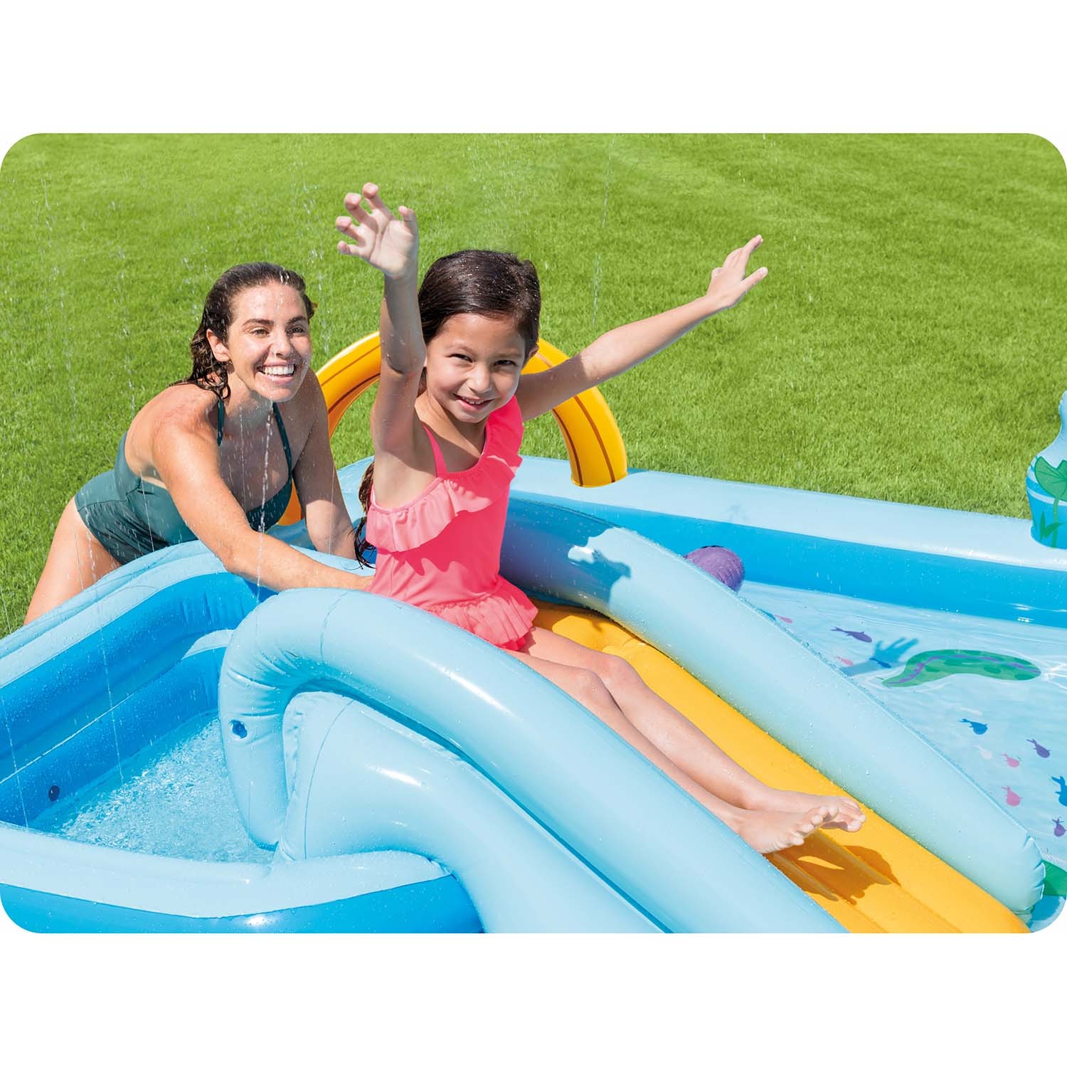 Täispuhutav mänguväljak džunglis 244 x 198 x 71 cm Intex 57161 - Image 6