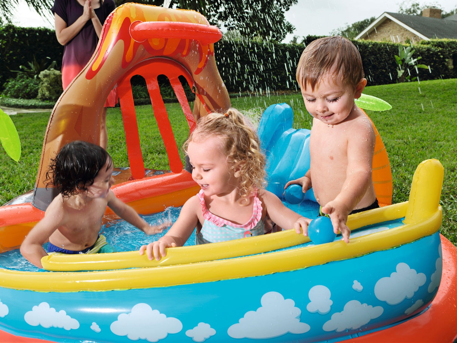 Täispuhutav mänguväljak Lava Lagoon 265 x 265 x 104 cm Bestway 53069 - Image 4