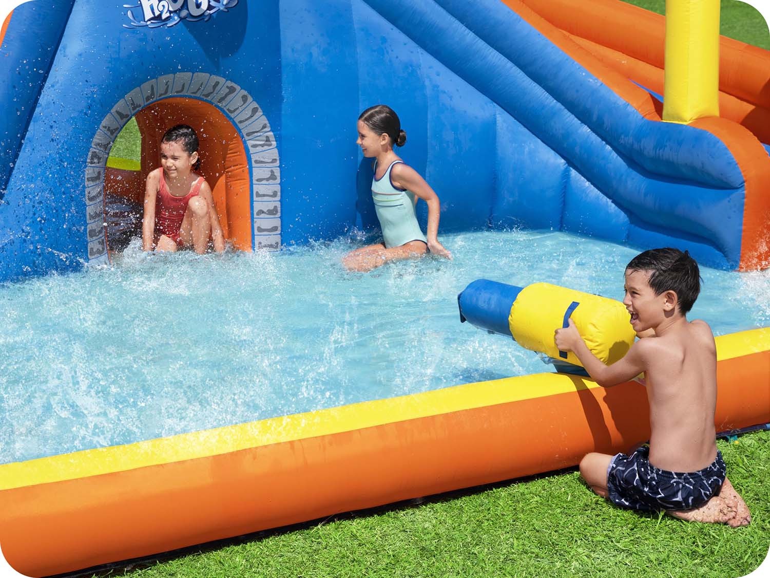 Täispuhutav mänguväljak Mega Park 551 x 502 x 265 cm Bestway 53377 - Image 4