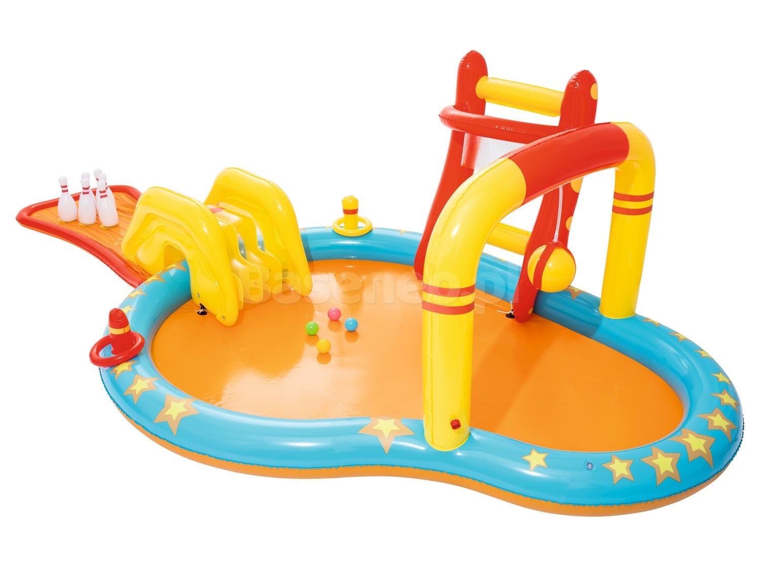 Täispuhutav mänguväljak Night Camp 435 x 213 x 117 cm Bestway 53068