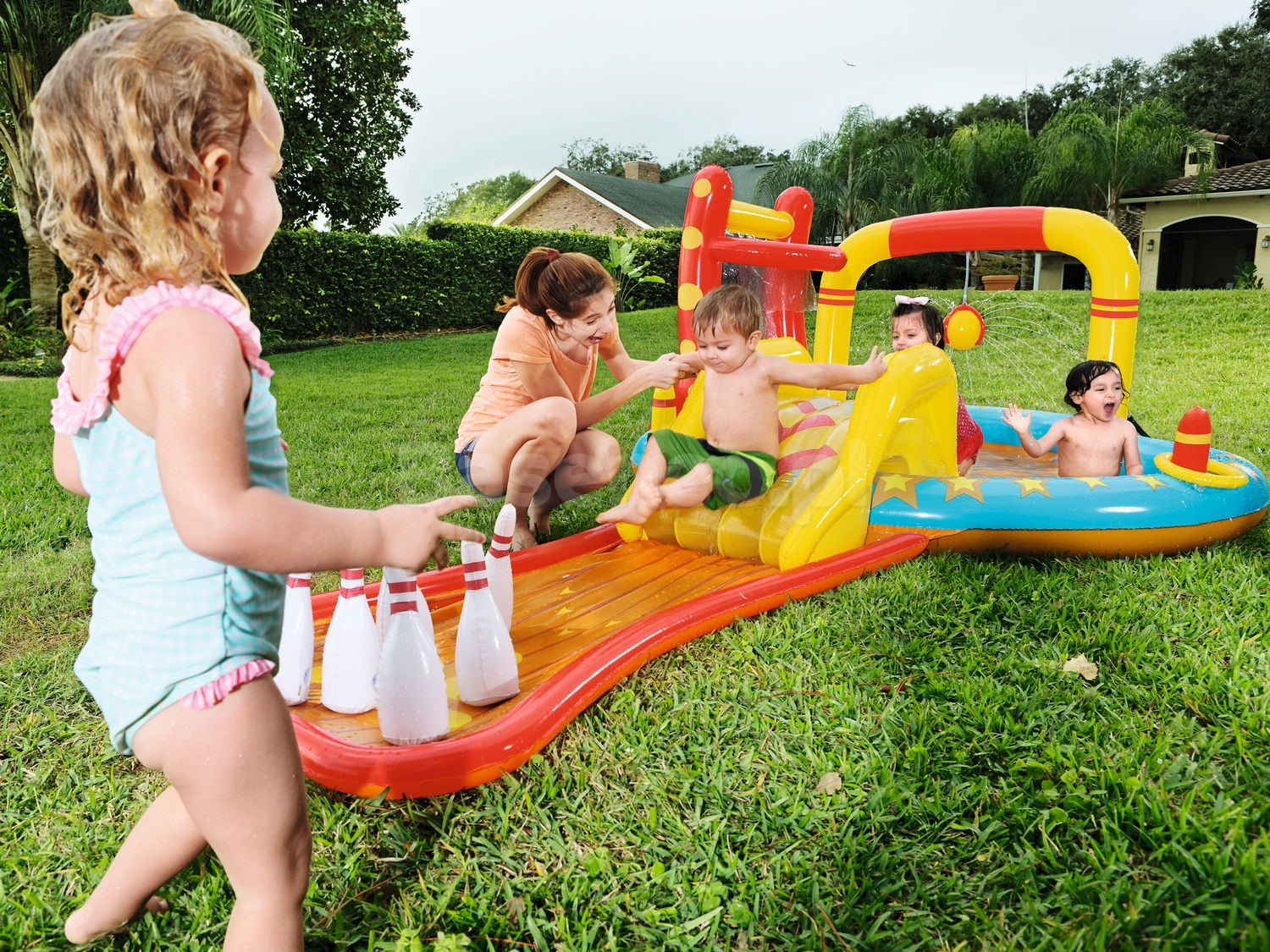 Täispuhutav mänguväljak Night Camp 435 x 213 x 117 cm Bestway 53068 - Image 4