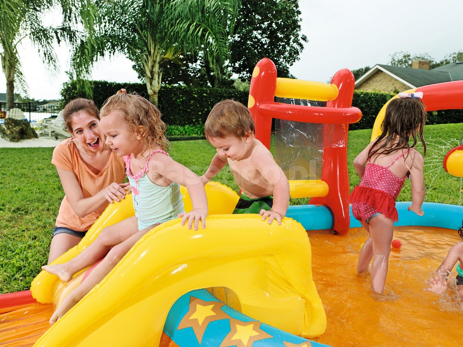 Täispuhutav mänguväljak Night Camp 435 x 213 x 117 cm Bestway 53068 - Image 5