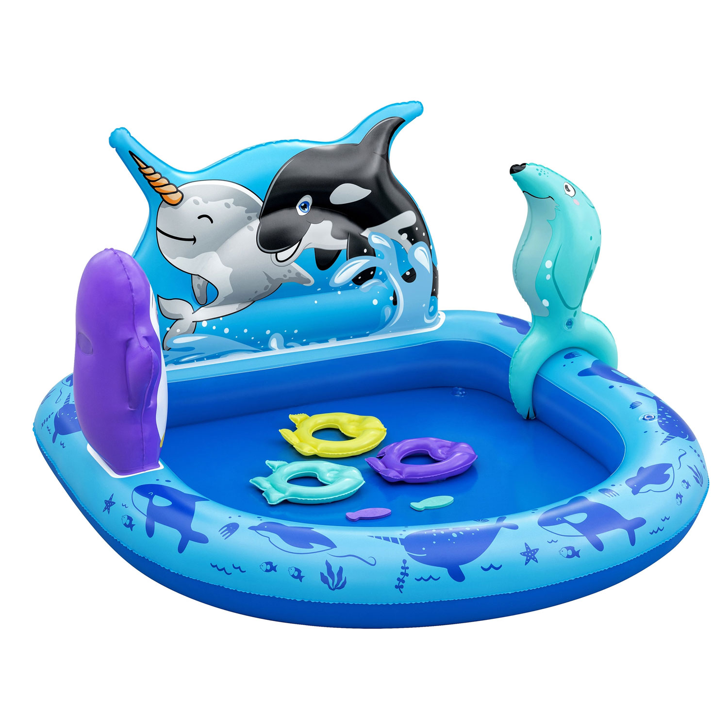 Täispuhutav mänguväljak Polar Pals 134 x 131 x 73 cm Bestway 53156 - Image 5