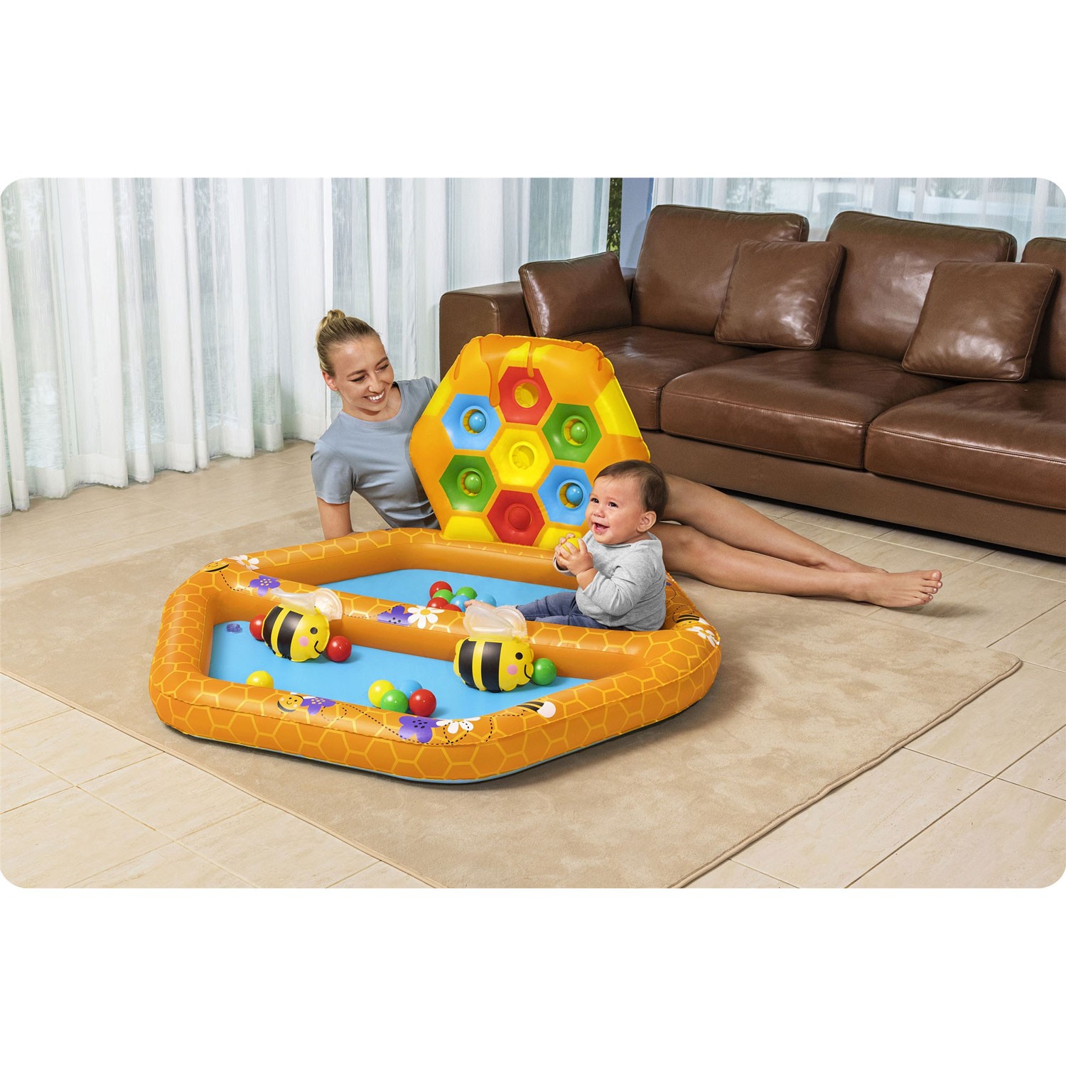 Täispuhutav mänguväljak Mesilased 127 x 119 x 61 cm Bestway 52639 - Image 5