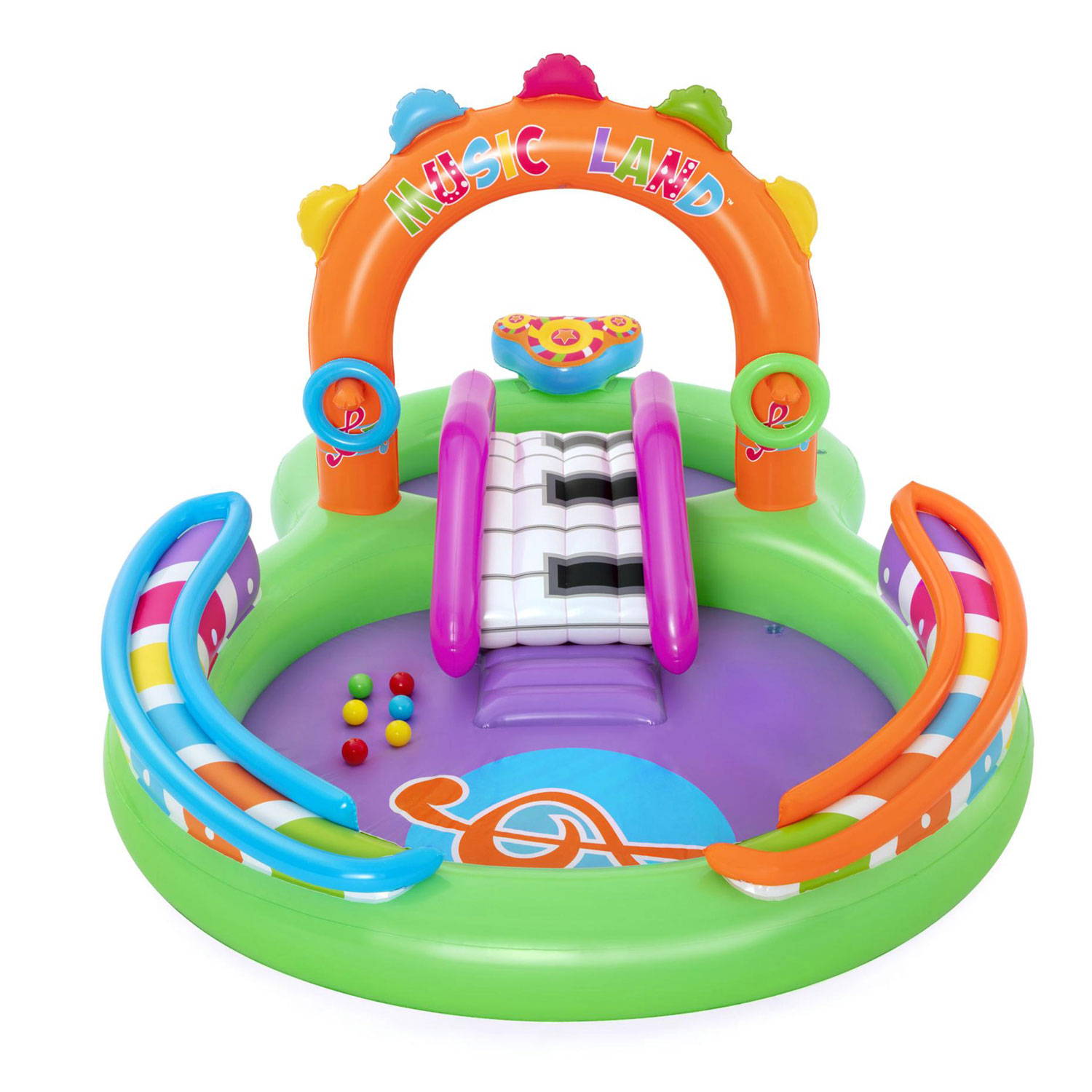 Täispuhutav mänguväljak Sing 'N splash 295 x 190 x 137 cm Bestway 53117 - Image 8