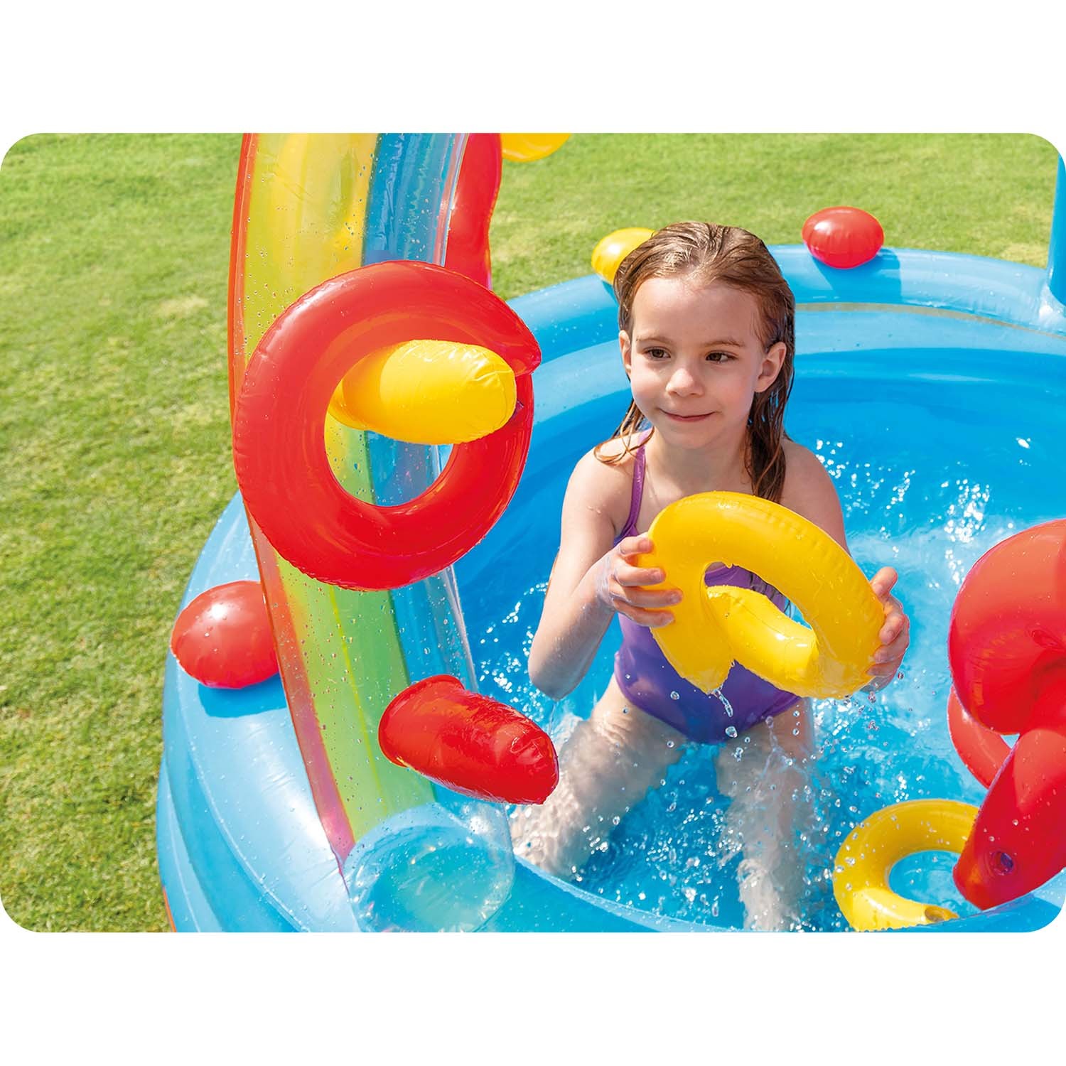 Täispuhutav mänguväljak vikerkaar 297 x 193 x 135 cm INTEX 57453 - Image 5