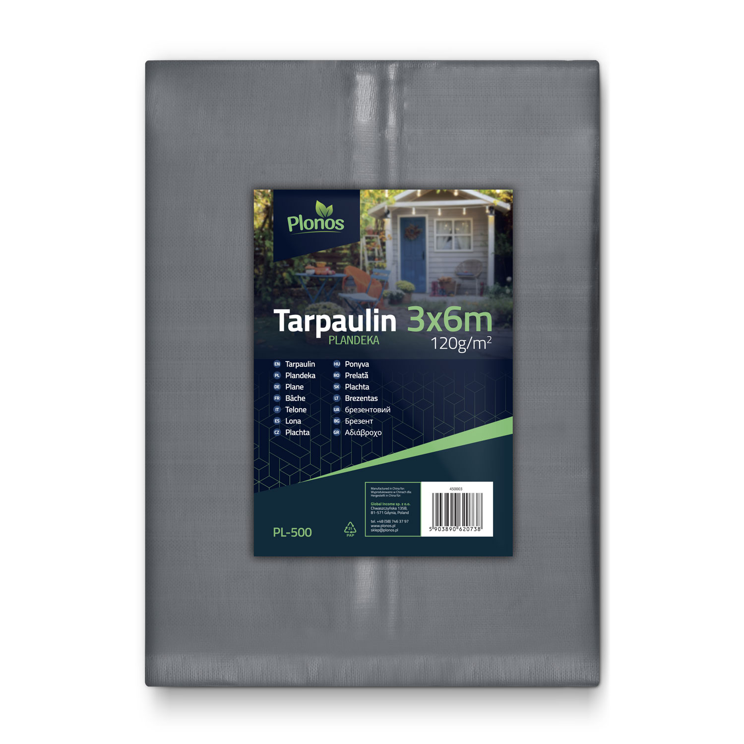 Presenning 300 x 600 cm 120 g/m2 õhuke PL-500 - Image 7