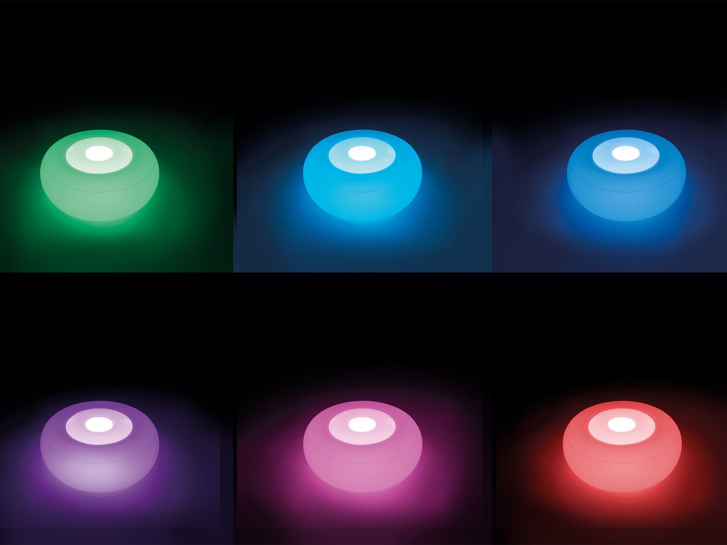 Täispuhutav basseinilamp Ottoman LED 86 x 33 cm INTEX 68697 - Image 2