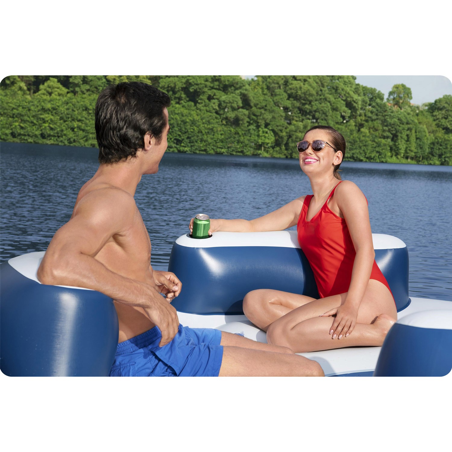 Ujuv saare madrats Lazy Dayz Bestway 43536 - Image 4