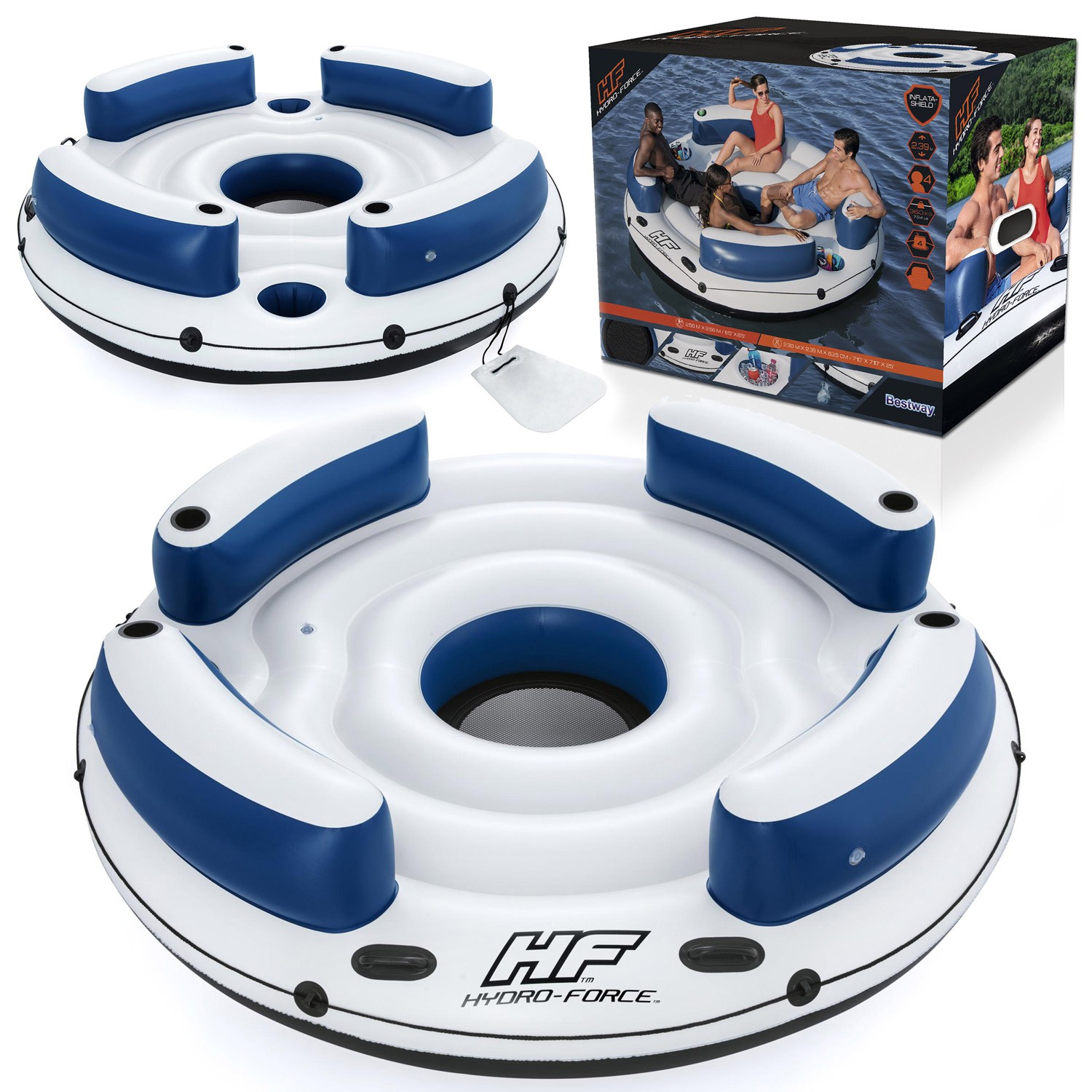 Ujuv saare madrats Lazy Dayz Bestway 43536