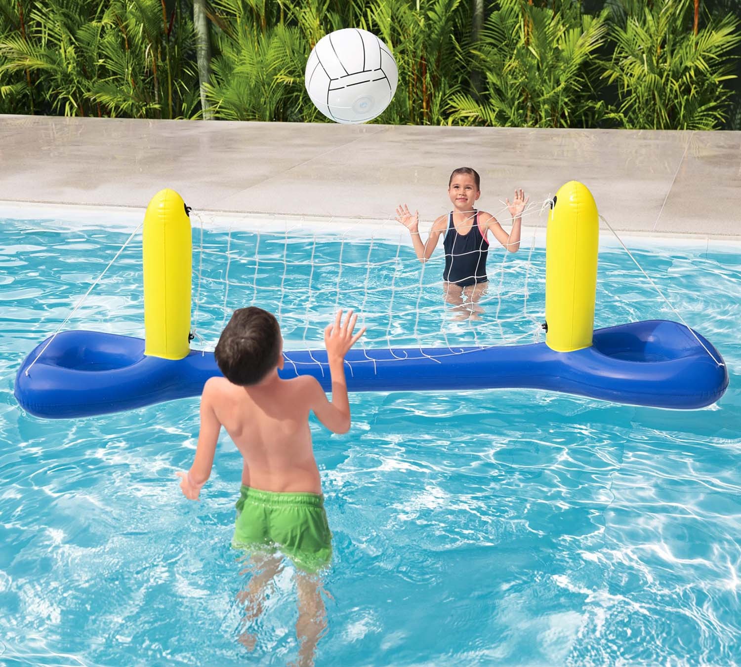 Ujuv basseinivõrkpallikomplekt 252 x 64 cm Bestway 52133 - Image 2