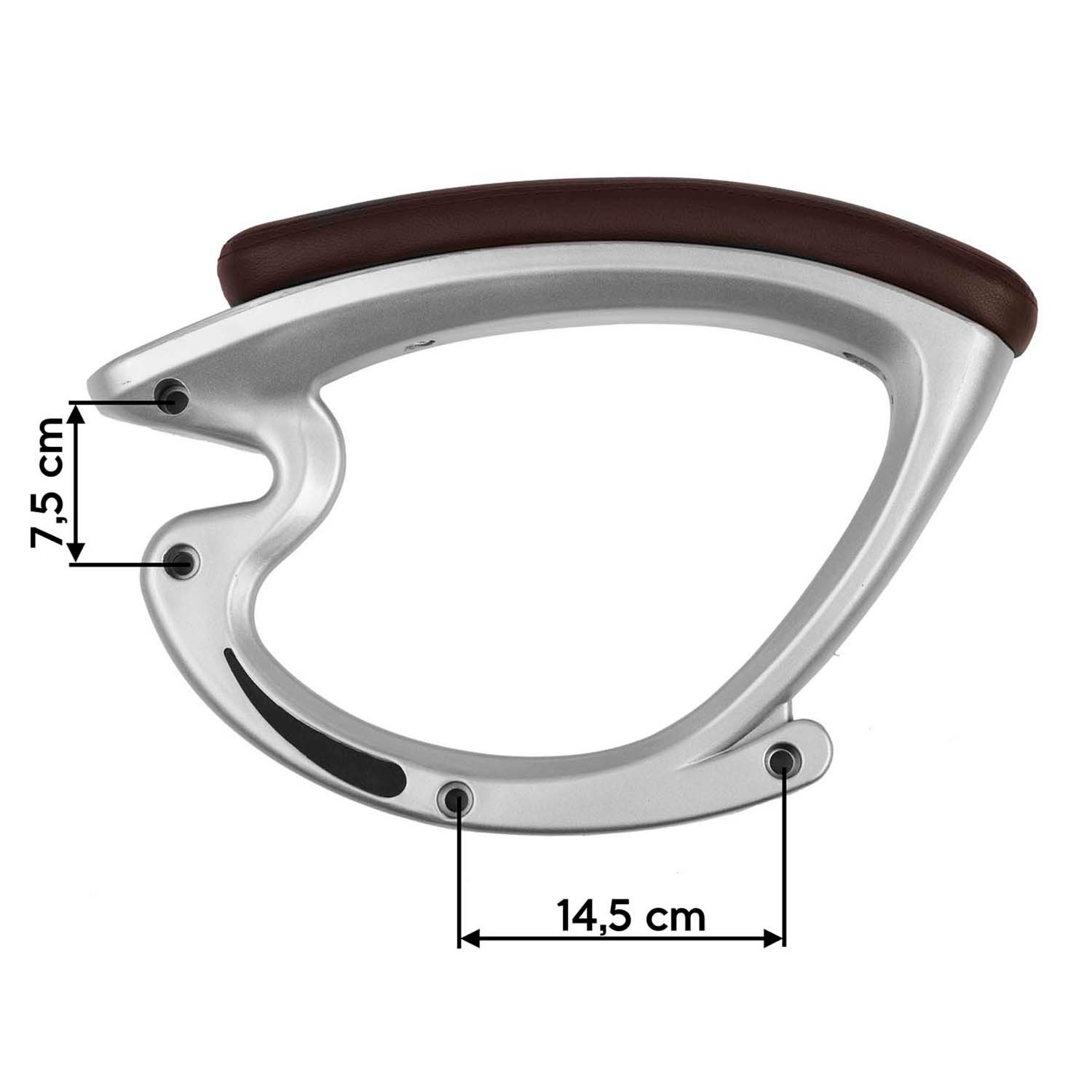 Käetoed tugitoolile 227 pruun - Image 2