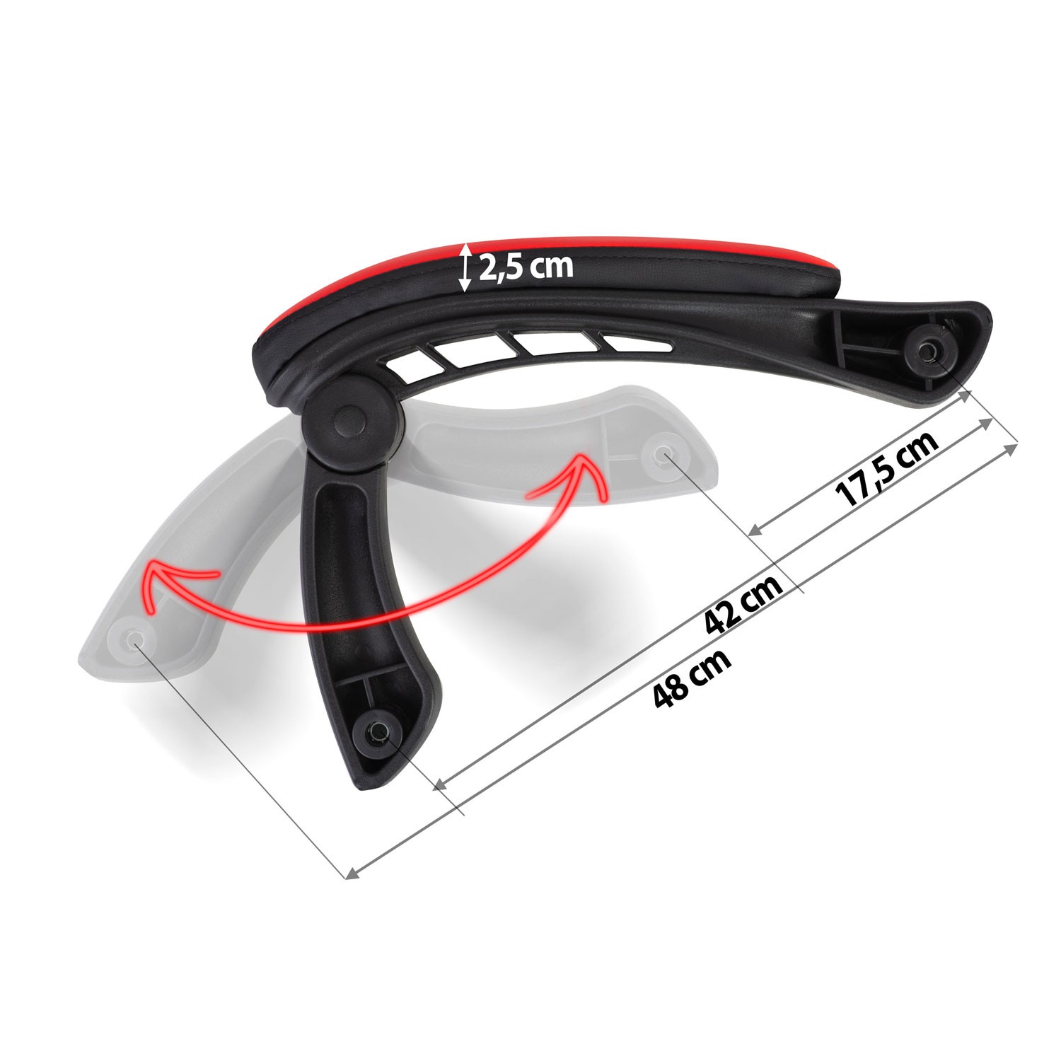 Cerber käetoed, punased, paar - Image 2