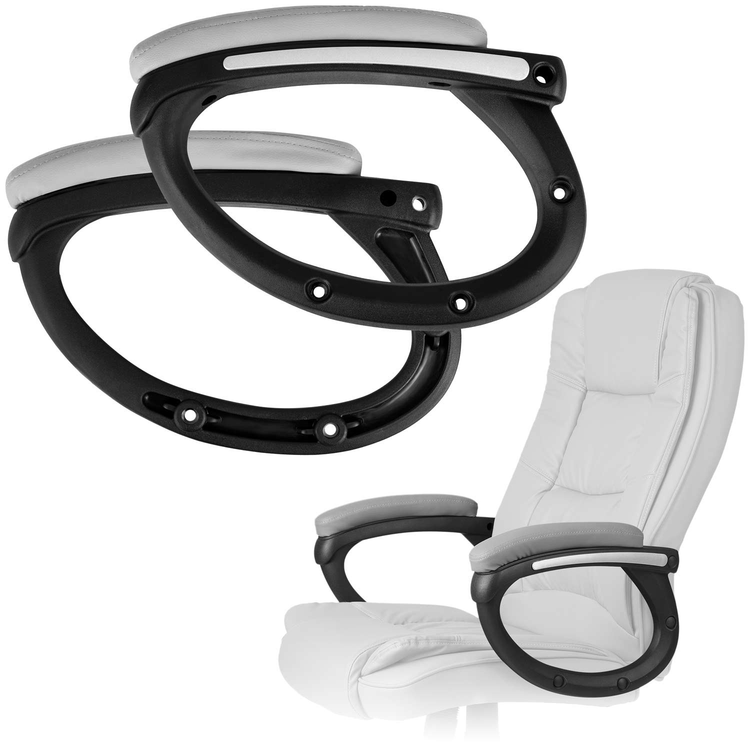 Porto käetoed, hallid