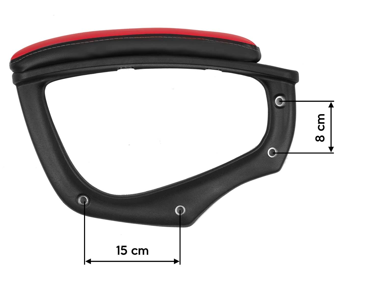 Surmo käetoed, mustad ja punased - Image 2