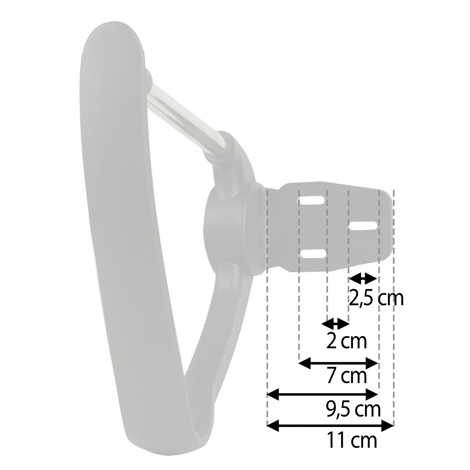 Käetoed Sydney tugitoolile, mustad, 2 tk. - Image 2