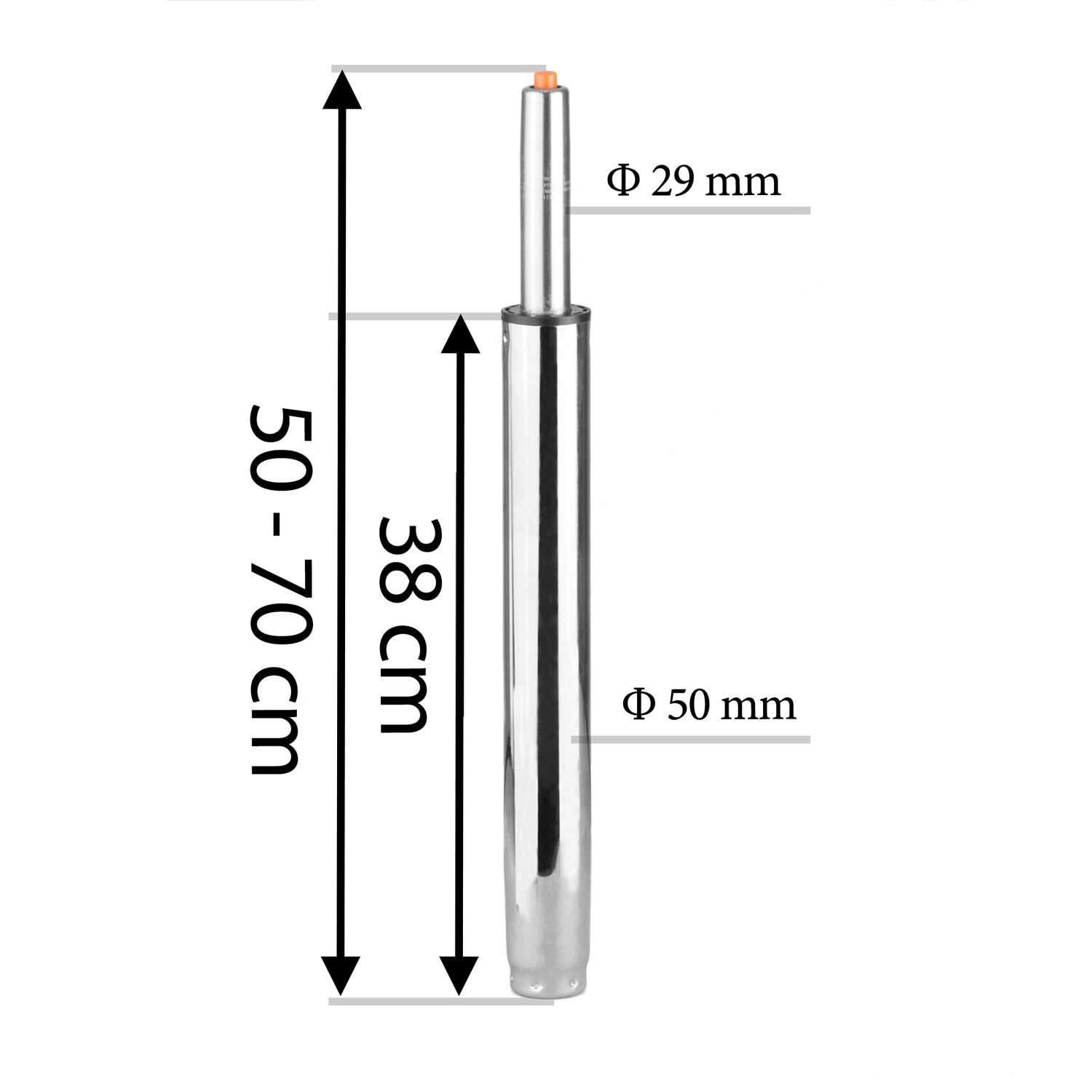 Kroomitud tabureti tõstja 53-73 cm - Image 5