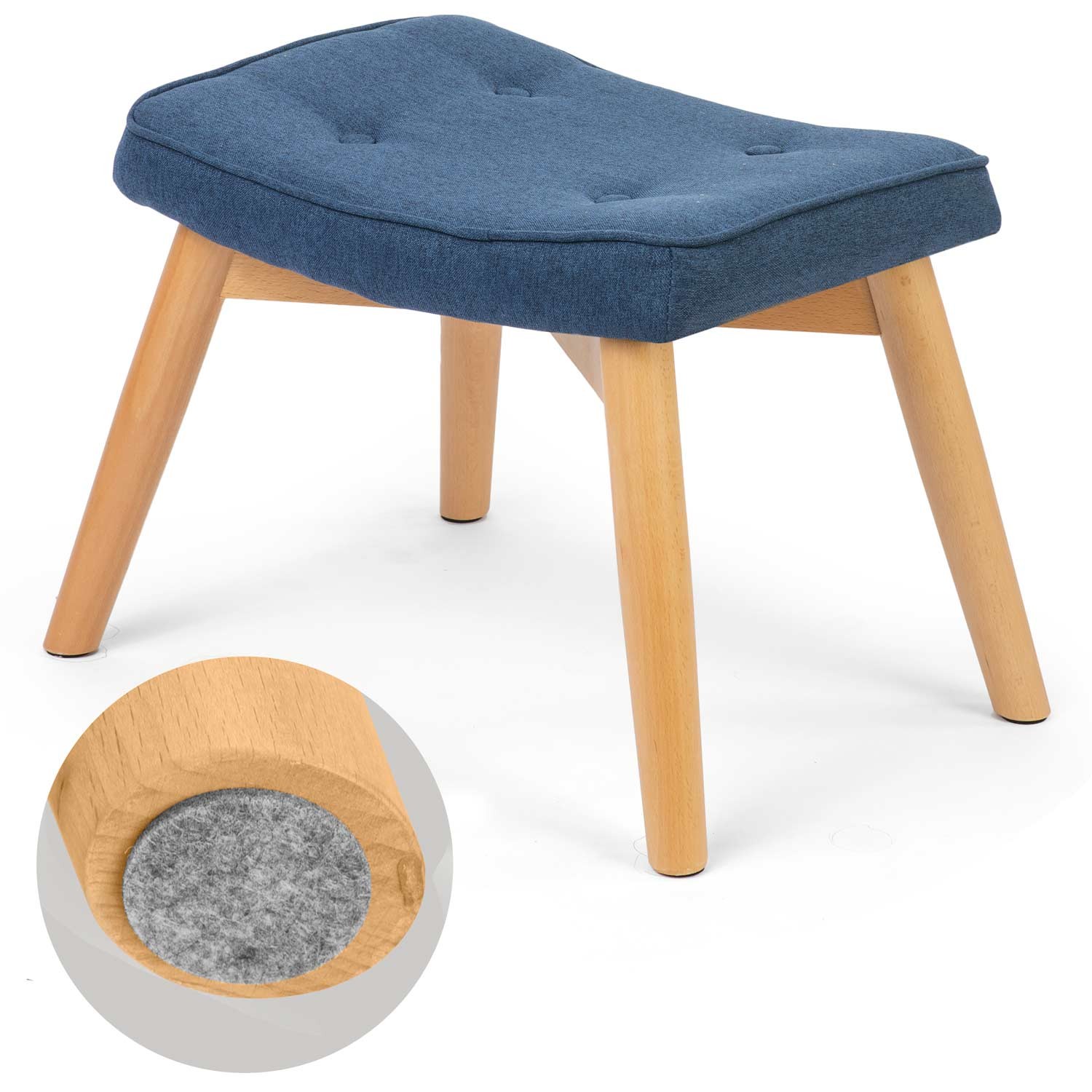 Jalapink Norse Sofotel tugitoolile, sinine - Image 4