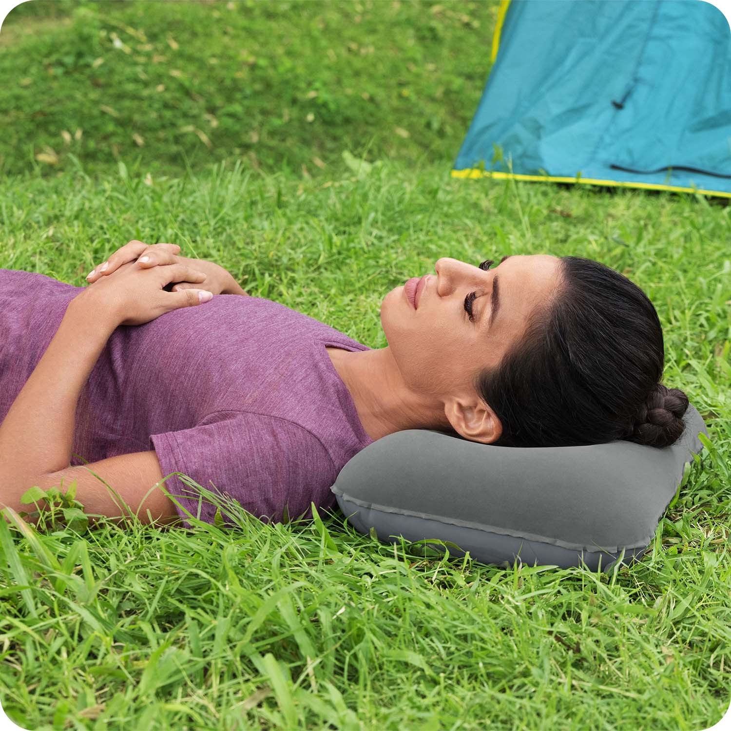 Täispuhutav sametpadi 42 x 26 cm Bestway 67121 tumesinine - Image 8