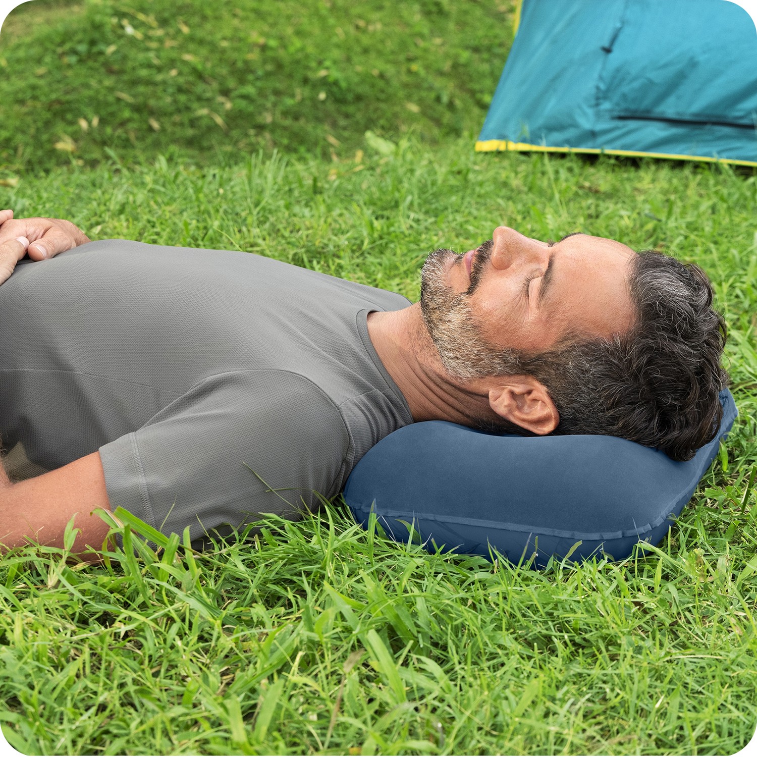 Täispuhutav sametpadi 42 x 26 cm Bestway 67121 tumesinine - Image 9