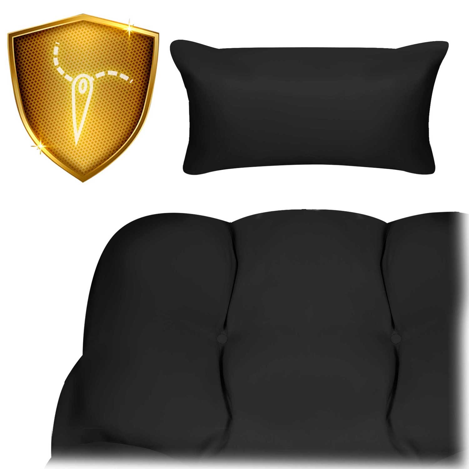 Luisiana Sofotel ripptooli padi must - Image 6