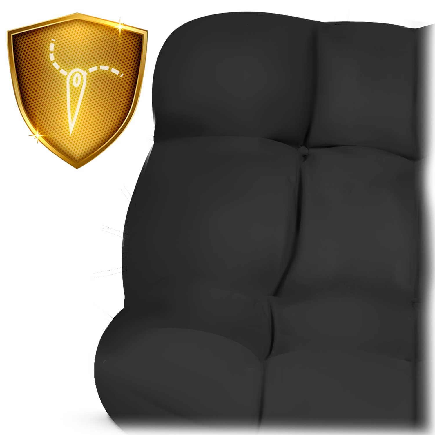 Tihuana Sofotel ripptooli padi, must - Image 7