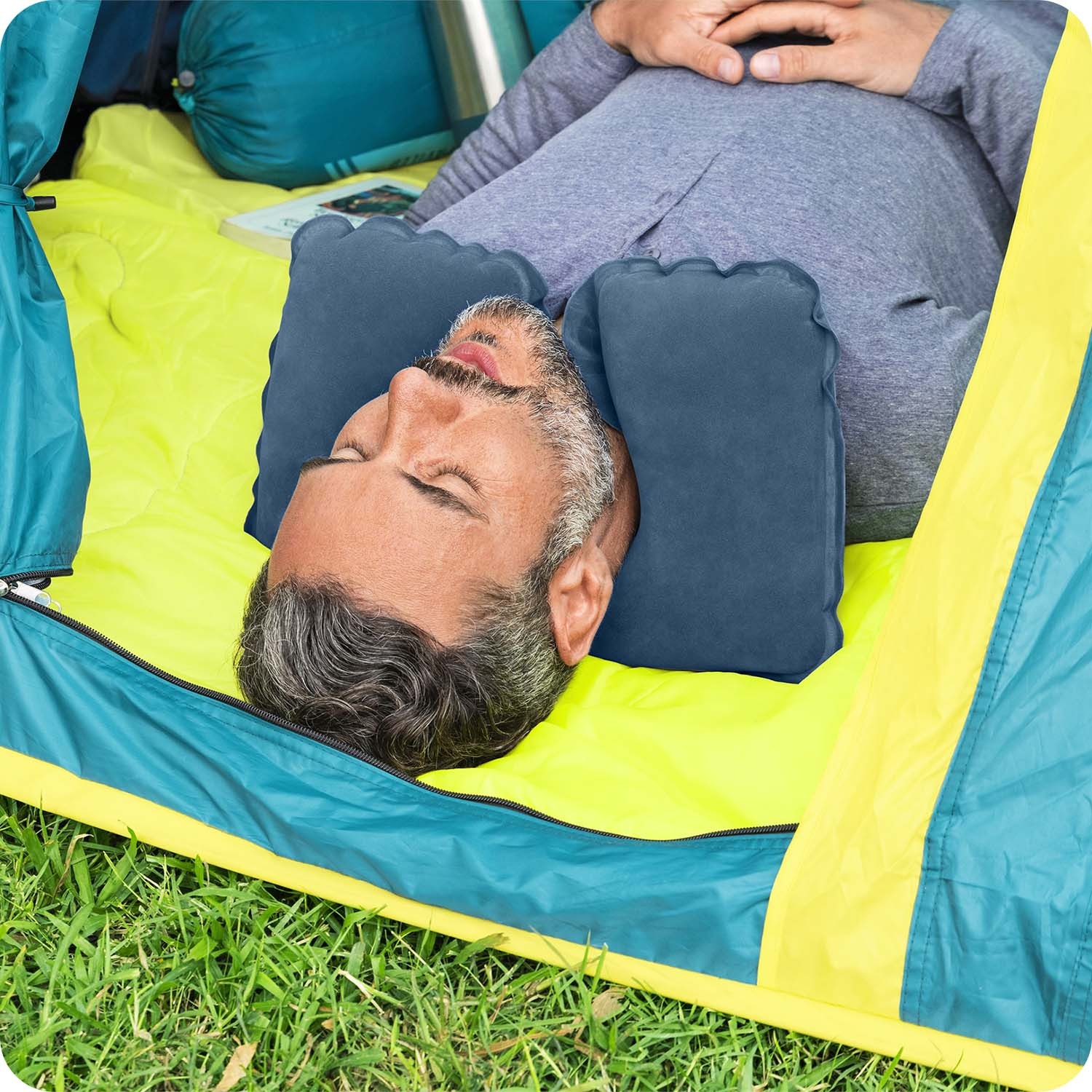 Reisipadi croissant 37 x 24 x 10 cm Bestway 67006 sinine - Image 7