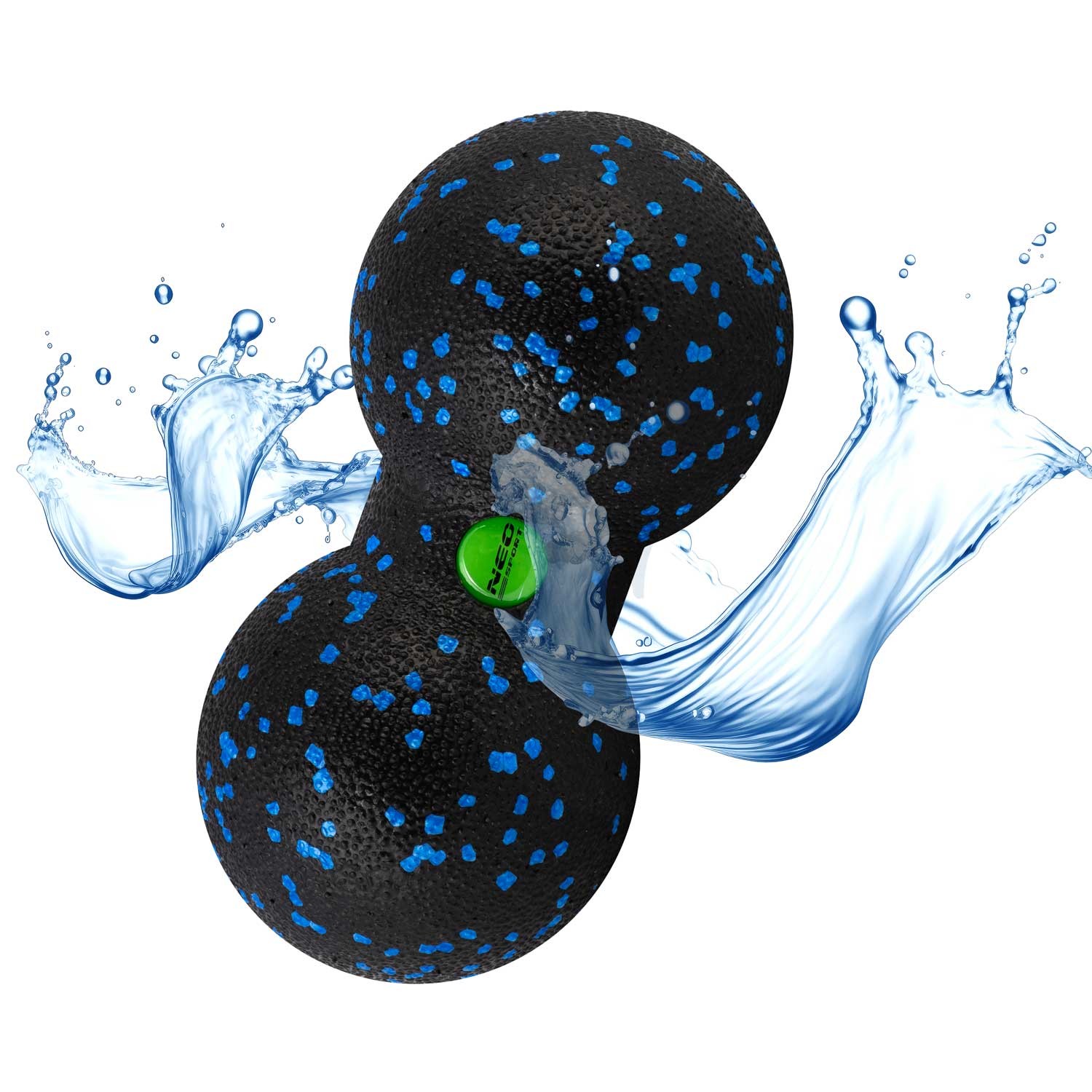 Topeltmassaaži- ja fitnesspall NS-966 must ja sinine - Image 12