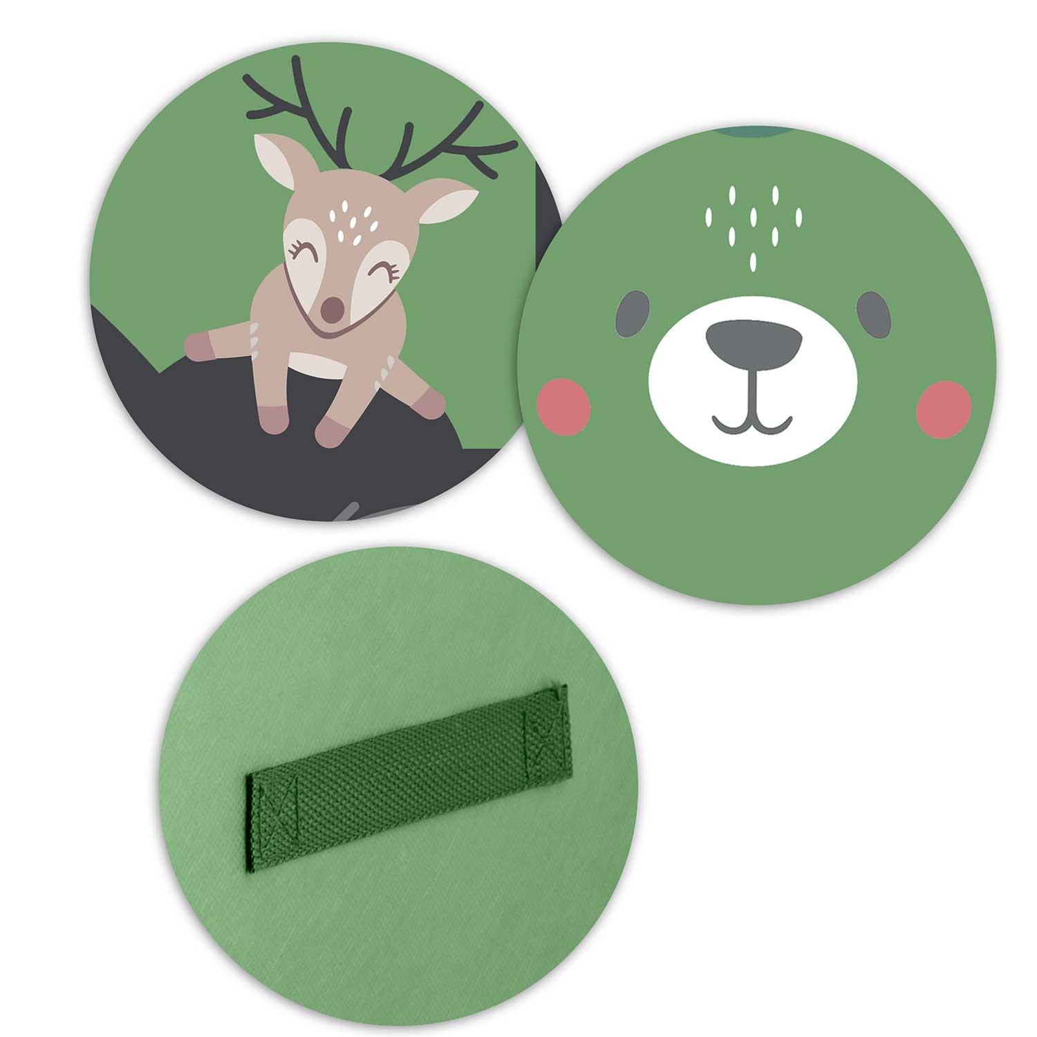 NK-408 Nukido mänguasjakast ja matt - roheline - Image 8