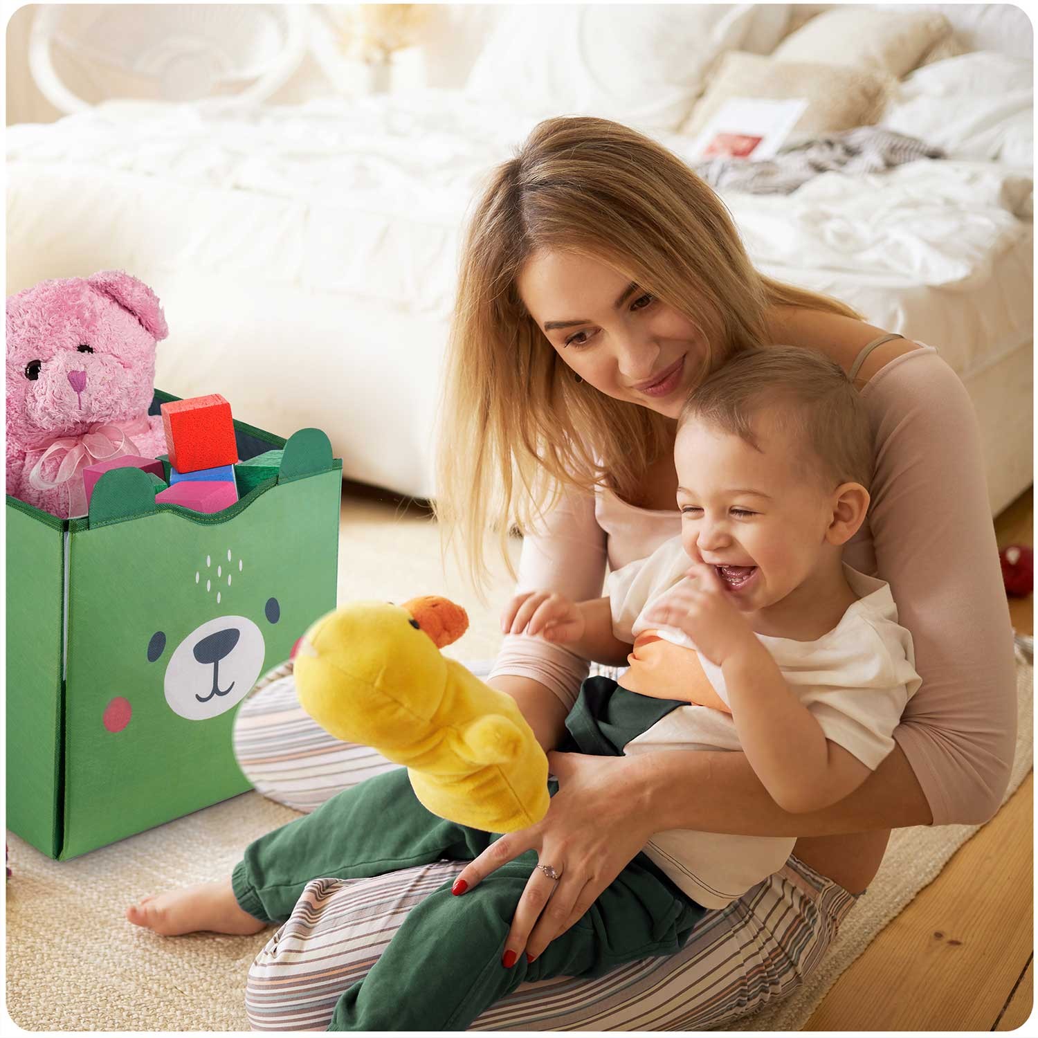 NK-408 Nukido mänguasjakast ja matt - roheline - Image 10