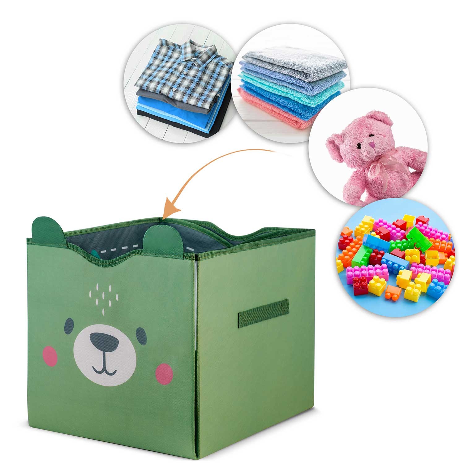 NK-408 Nukido mänguasjakast ja matt - roheline - Image 15