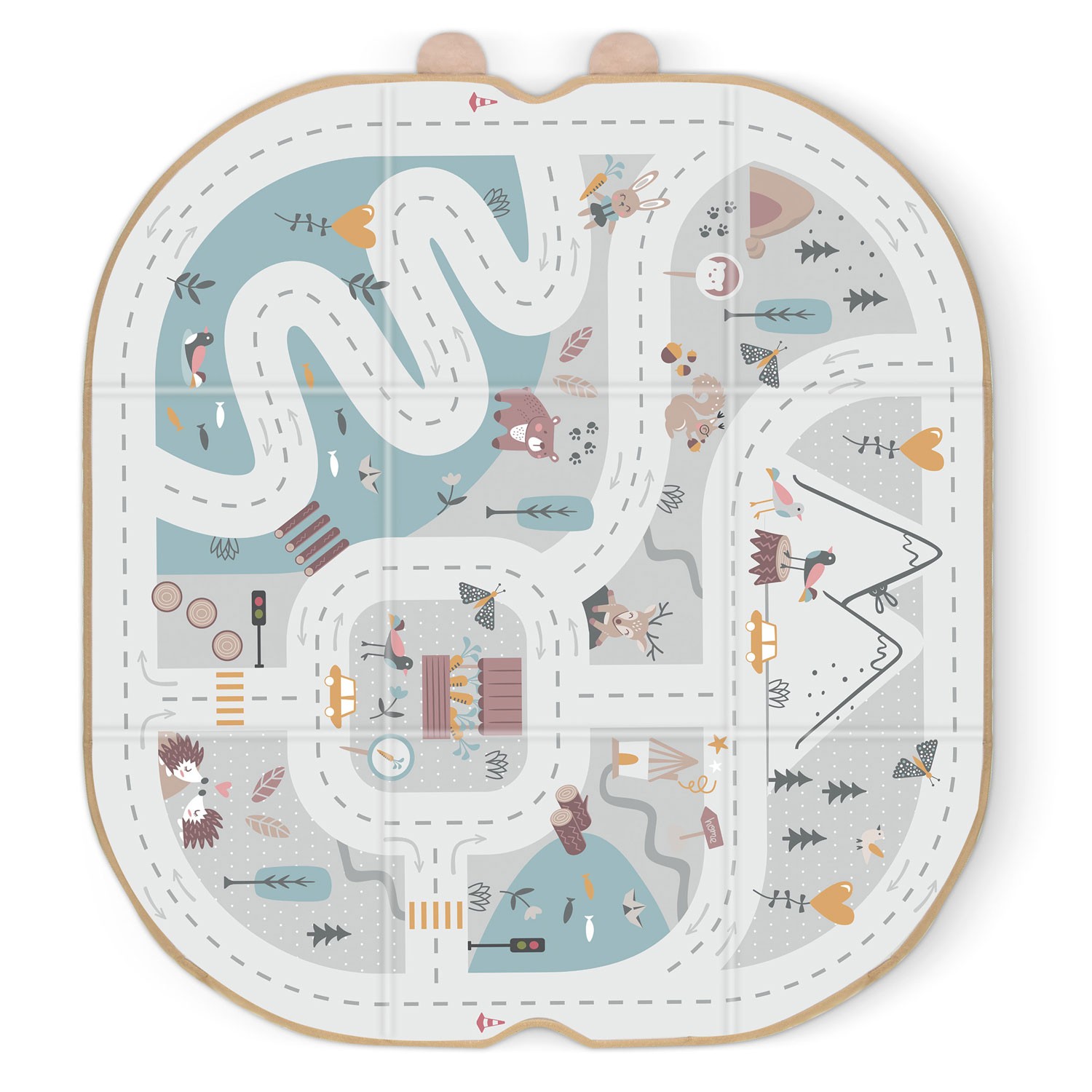 NK-408 Nukido mänguasjakast ja matt - hall - Image 3