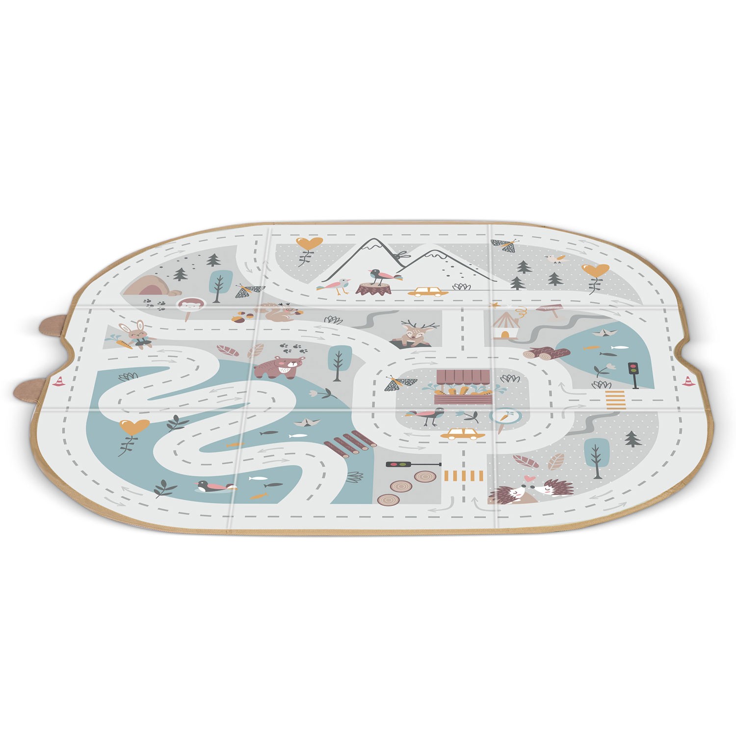 NK-408 Nukido mänguasjakast ja matt - hall - Image 5