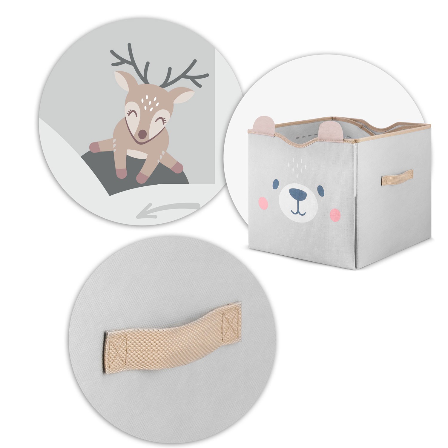 NK-408 Nukido mänguasjakast ja matt - hall - Image 7