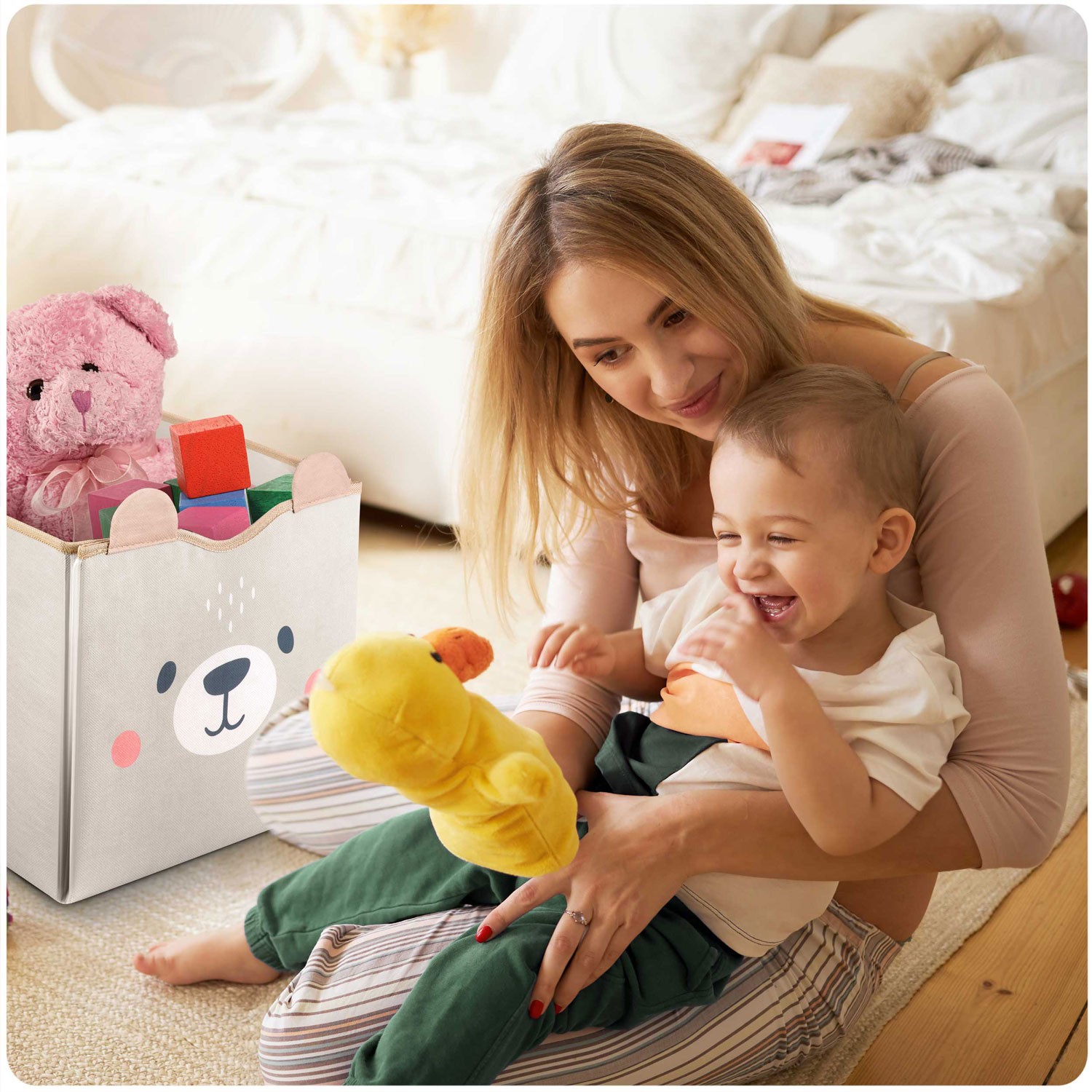 NK-408 Nukido mänguasjakast ja matt - hall - Image 9