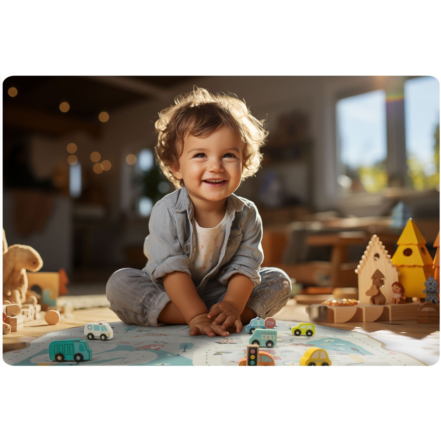 NK-408 Nukido mänguasjakast ja matt - hall - Image 13