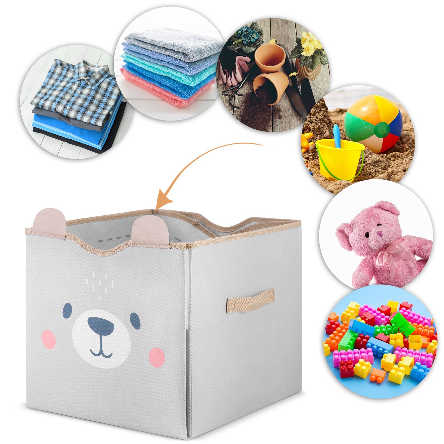 NK-408 Nukido mänguasjakast ja matt - hall - Image 14