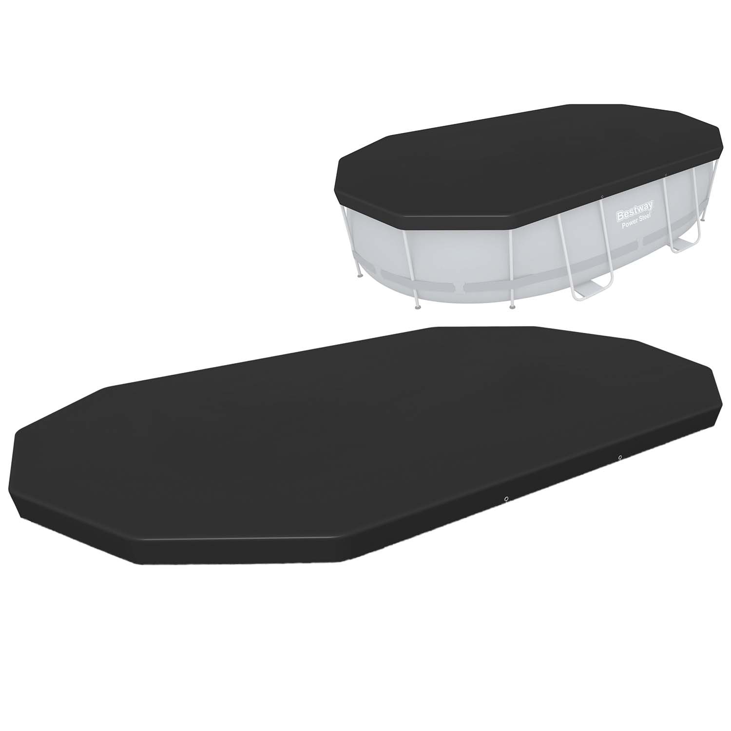 Kate ovaalse raamiga basseinile 427 x 250 x 100 cm Bestway 58425