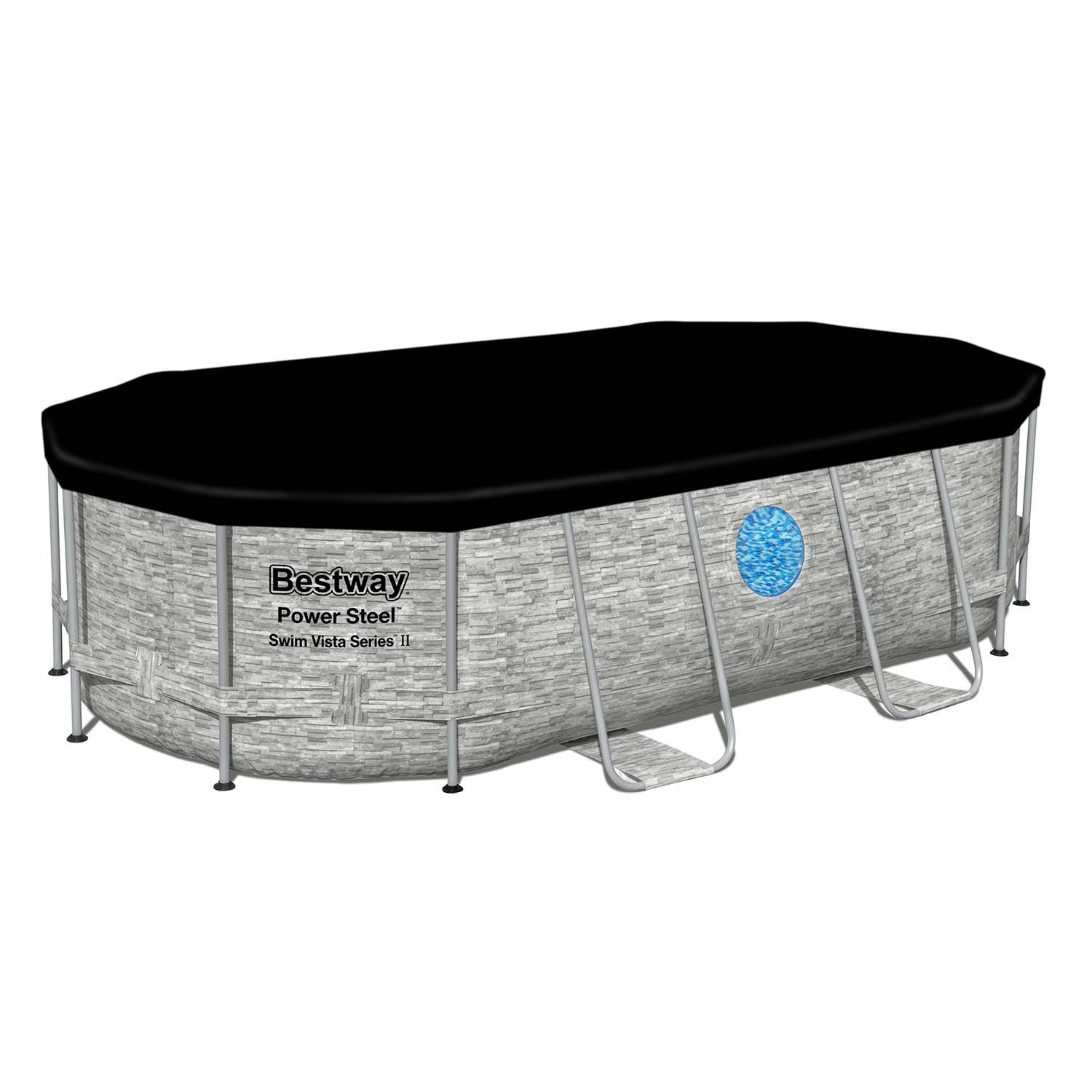 Kate ovaalse raamiga basseinile 427 x 250 x 100 cm Bestway 58425 - Image 4