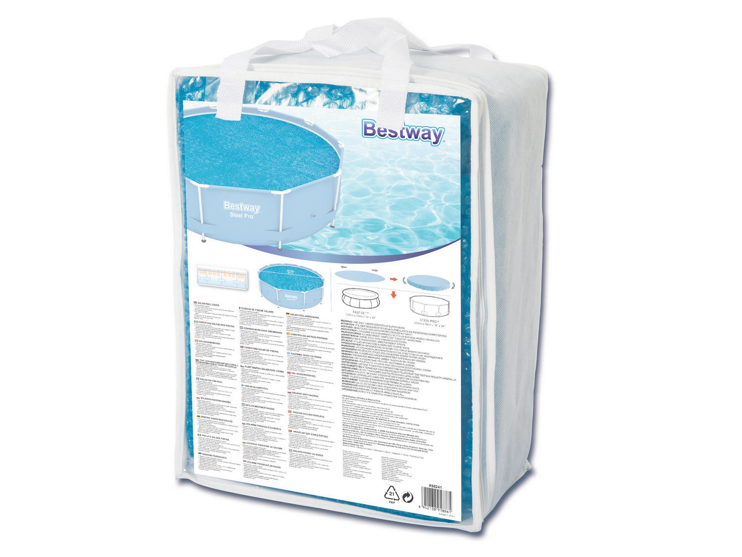 Päikesepaneel raambasseinidele 305 cm Bestway 58241 - Image 3