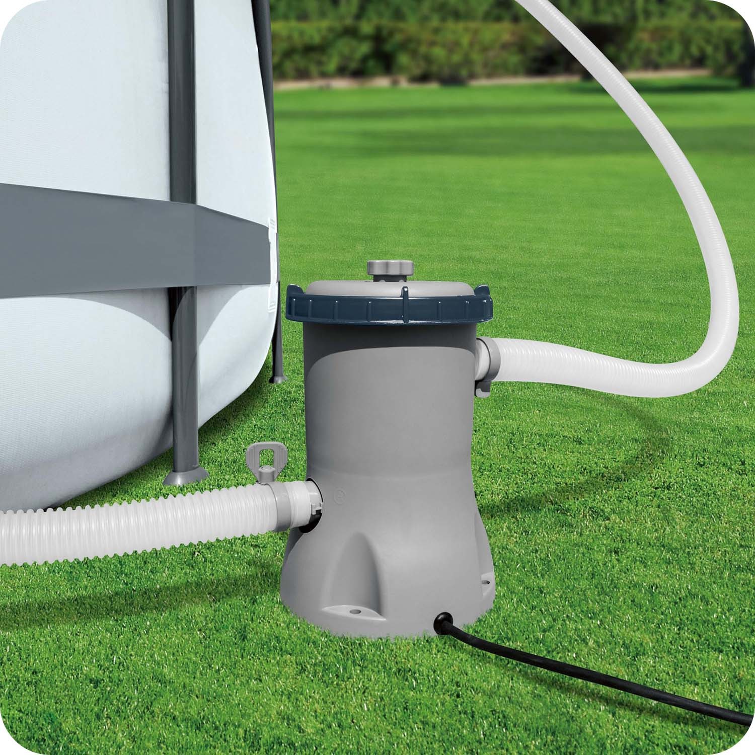 Basseini filterpump 2006L/h Bestway 58383 - Image 3