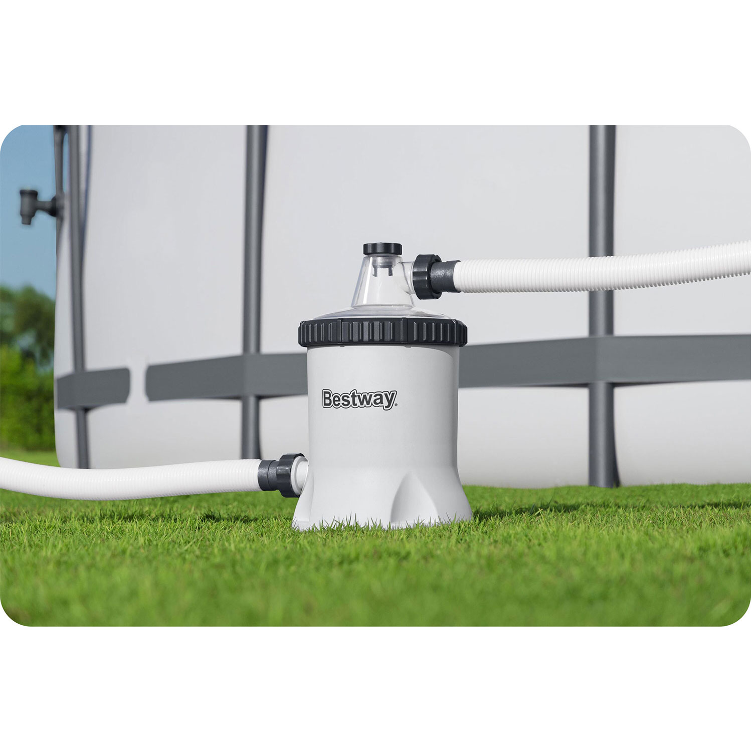 Basseini filterpump 5678 l/h + Bestway 58870 filterpallid - Image 8