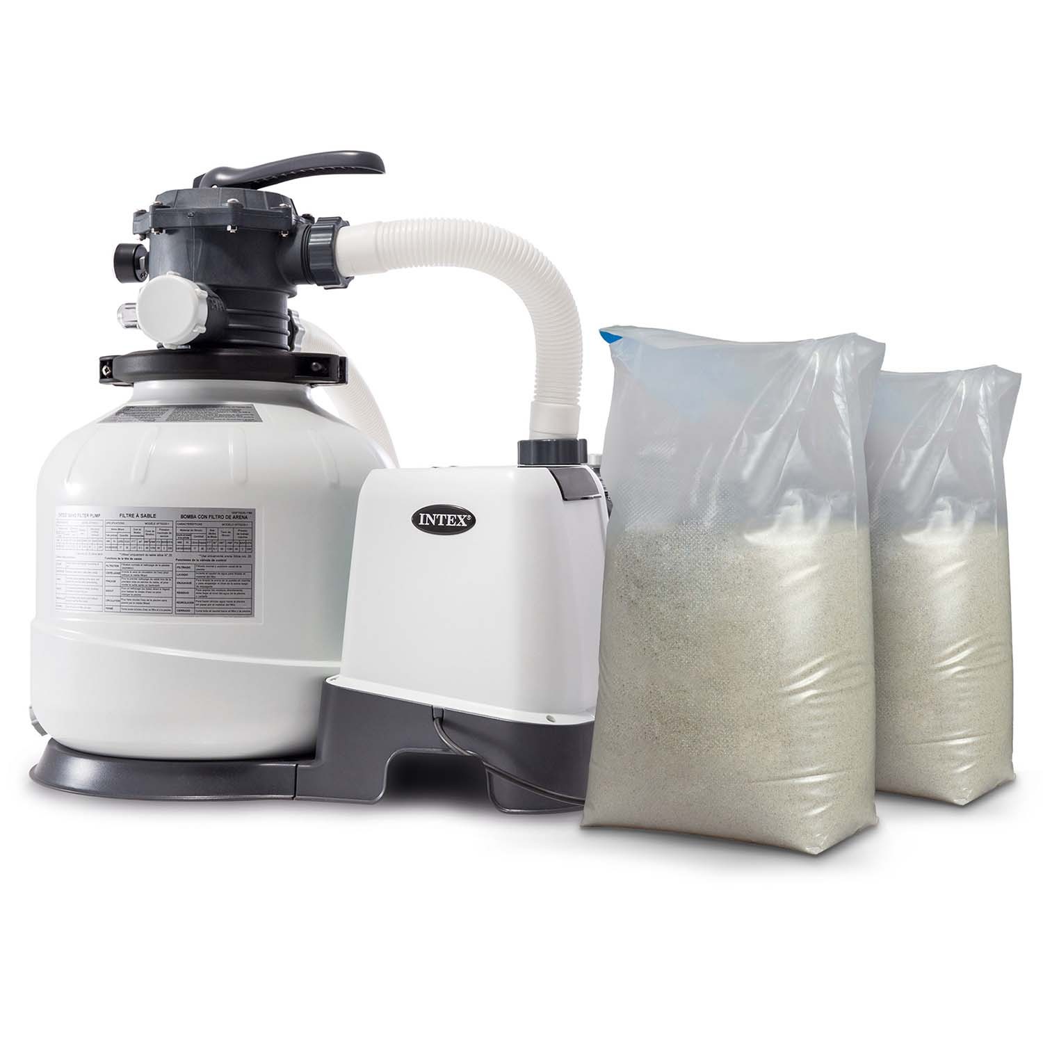 Liivafiltripump 10500 l/h INTEX 26648 + 50 kg liiva