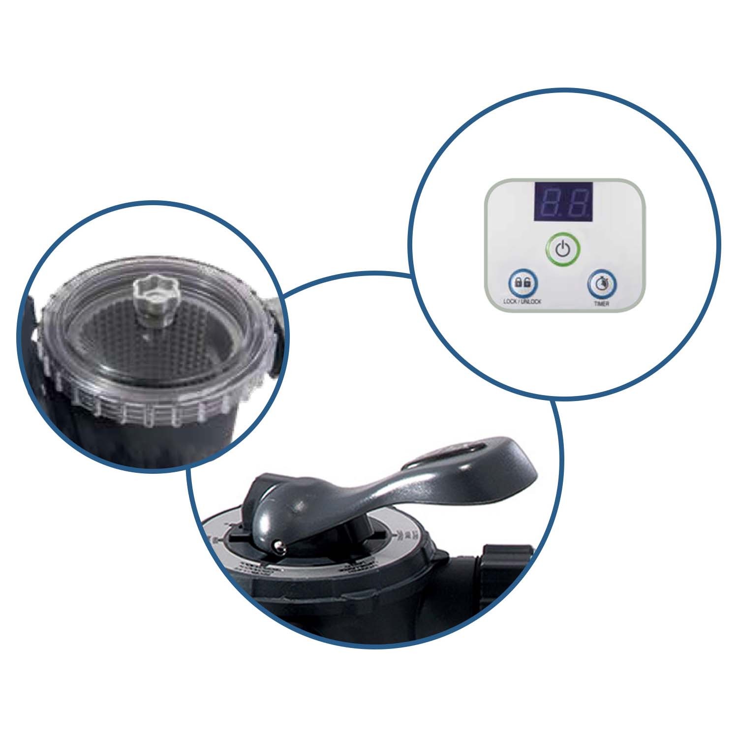 Liivafiltripump 10500 l/h INTEX 26648 + 50 kg liiva - Image 3