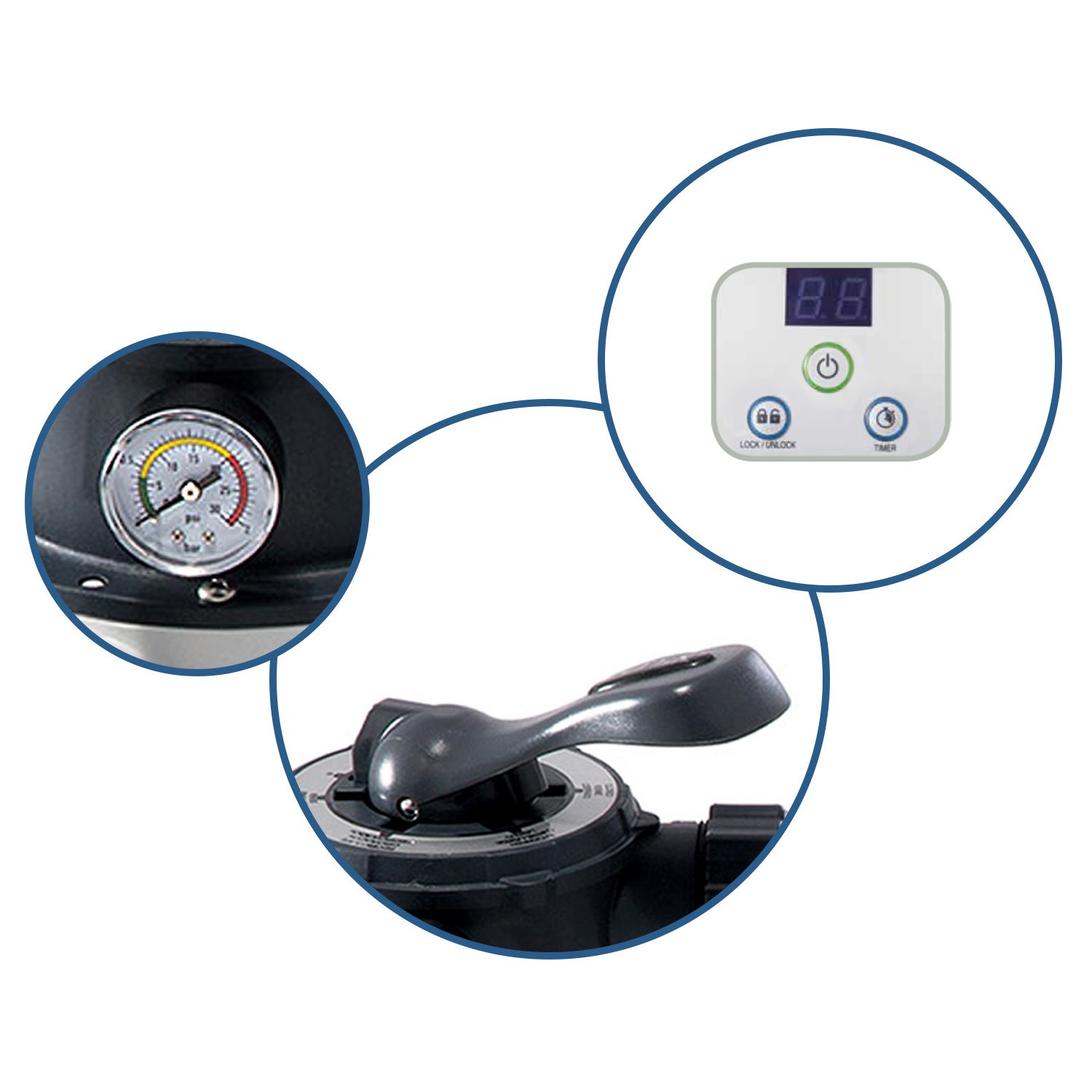 Liivafiltripump 5700 l/h INTEX 26644 + 25 kg liiva - Image 3