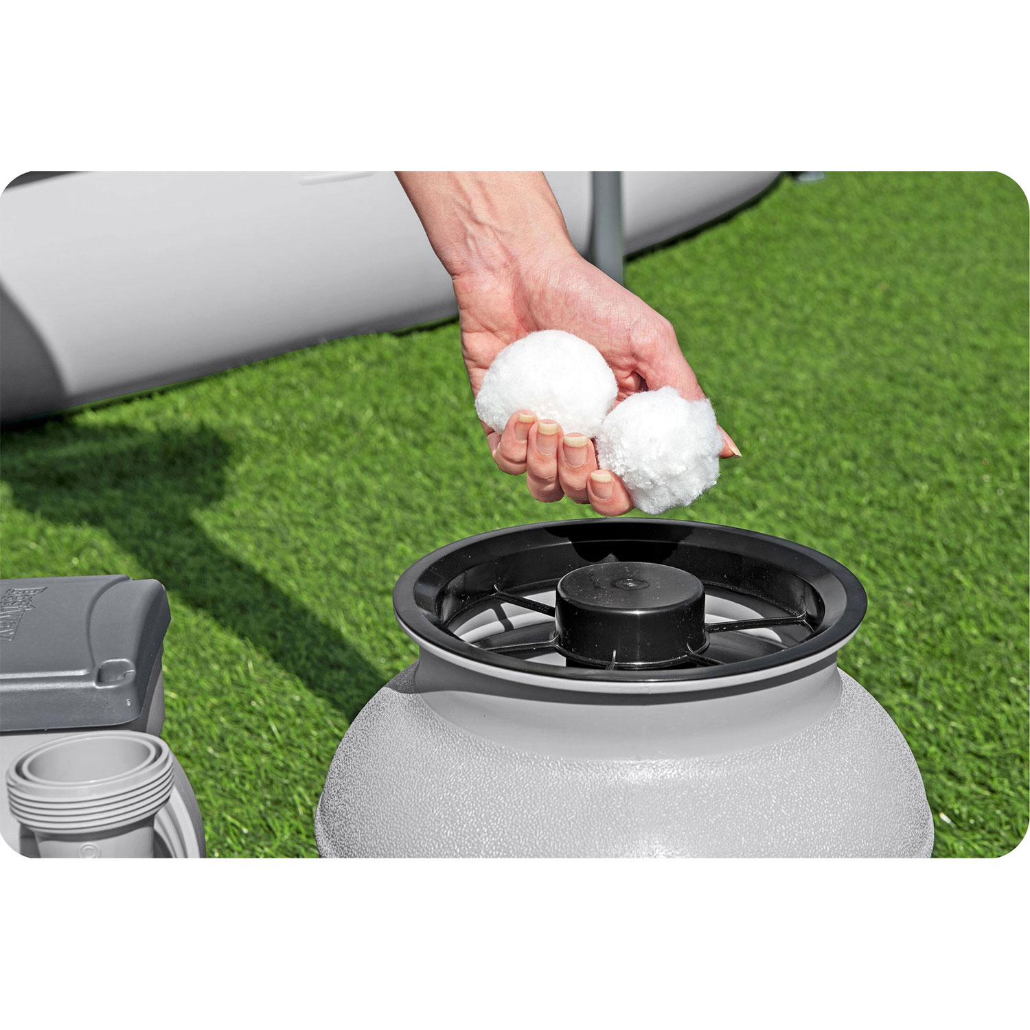 Liivafiltripump basseinidele + multifunktsionaalsed tabletid 6056 l/h Bestway 58497 - Image 16