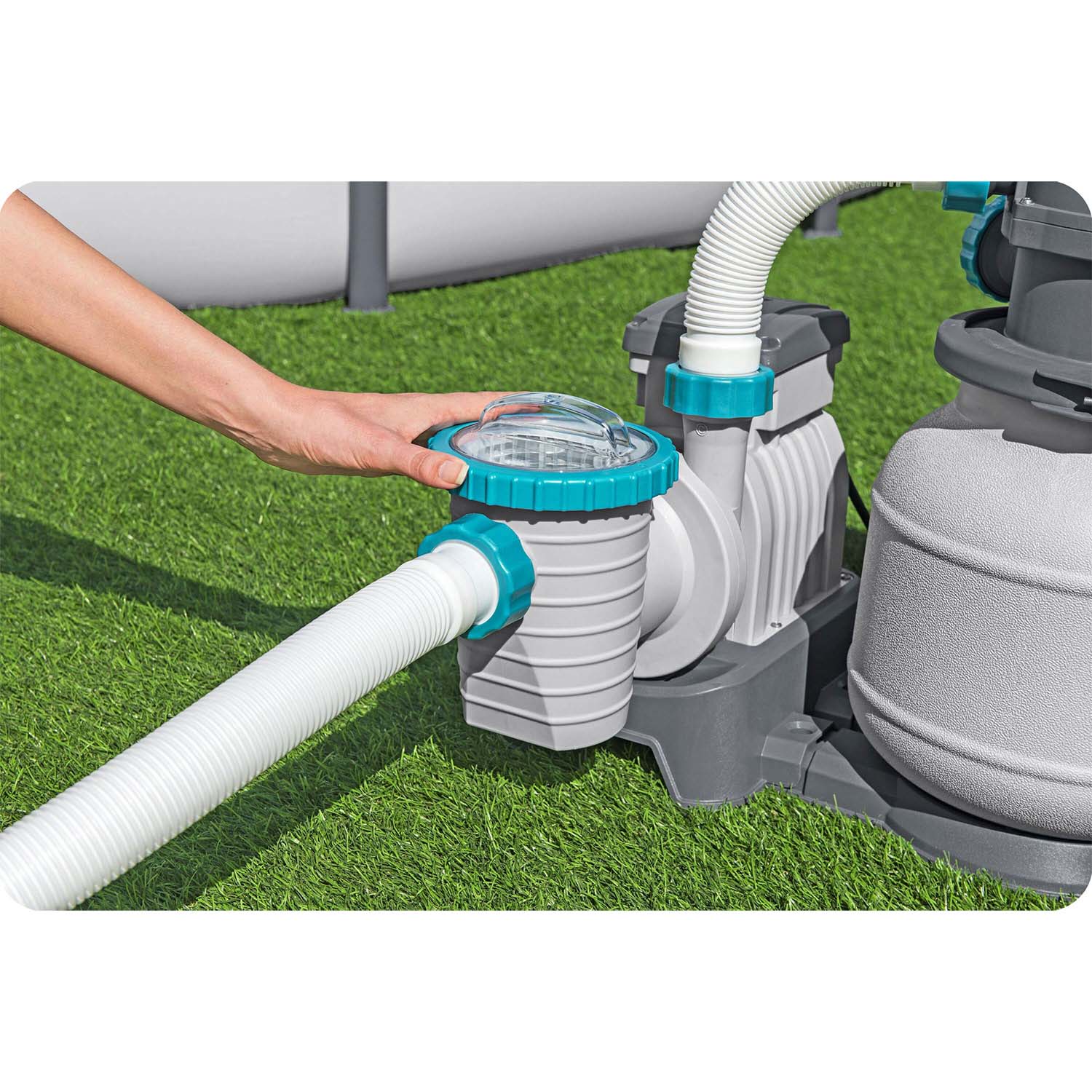 Liivafiltripump basseinidele + multifunktsionaalsed tabletid 6056 l/h Bestway 58497 - Image 10