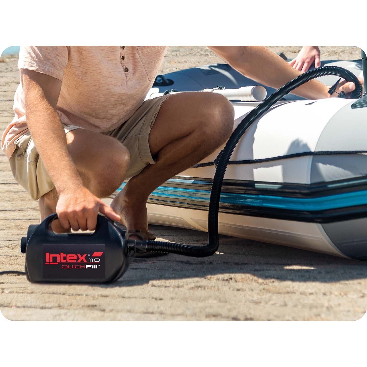 Kiirtäitega elektriline pump 220-240V INTEX 68609 - Image 4