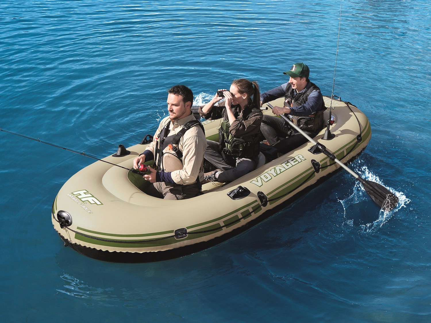 Täispuhutav paat Voyager 500 + aerud 348 x 142 cm Bestway 65001 - Image 12